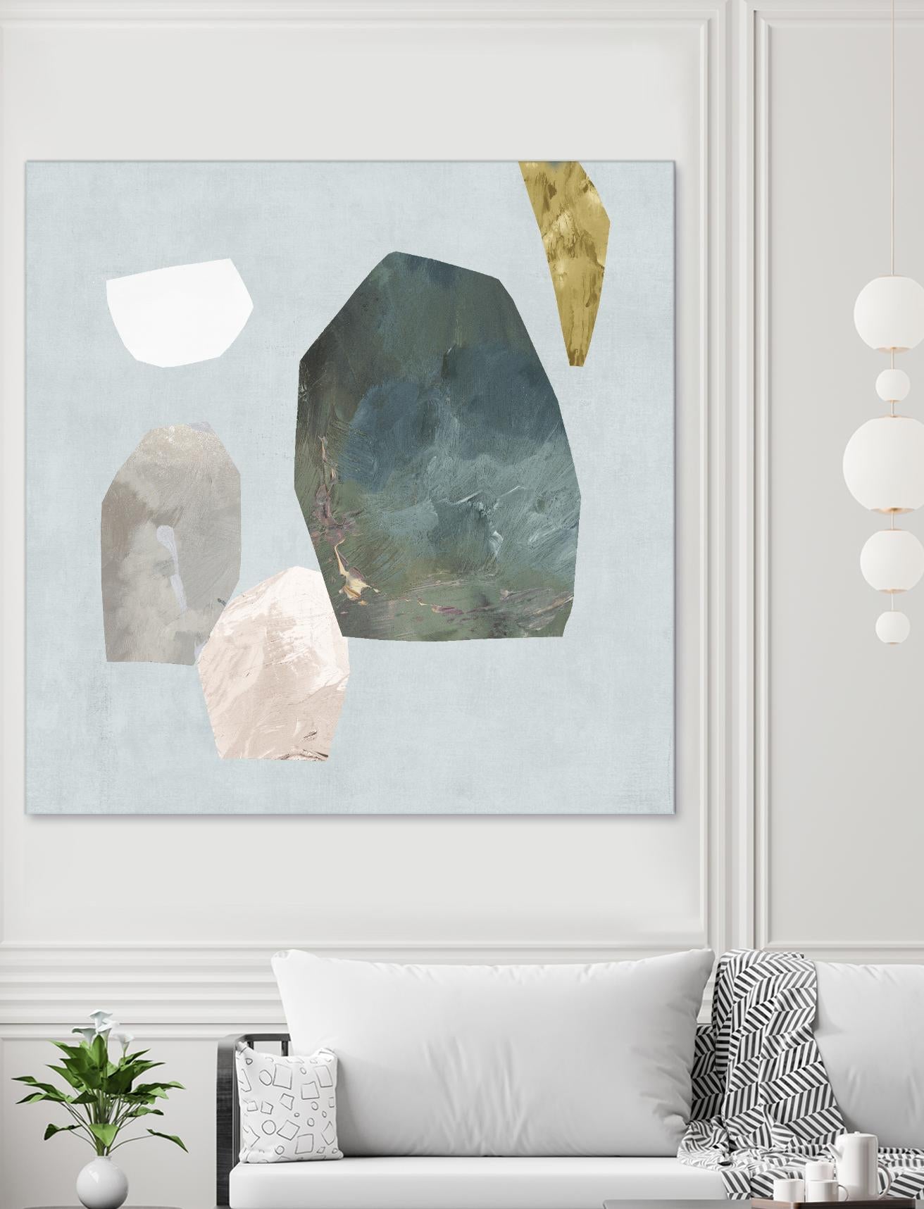 Assembly I by Edward Selkirk on GIANT ART - blue abstract contemporary