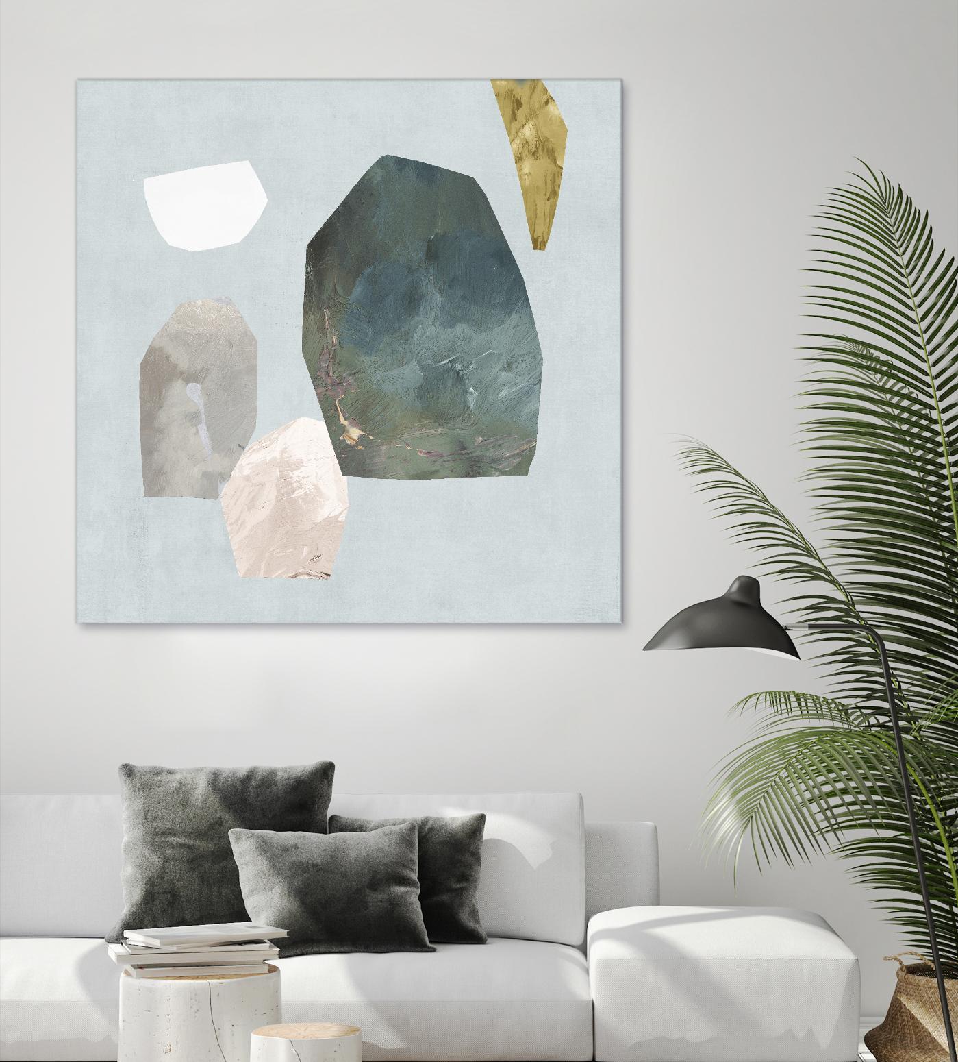 Assembly I by Edward Selkirk on GIANT ART - blue abstract contemporary