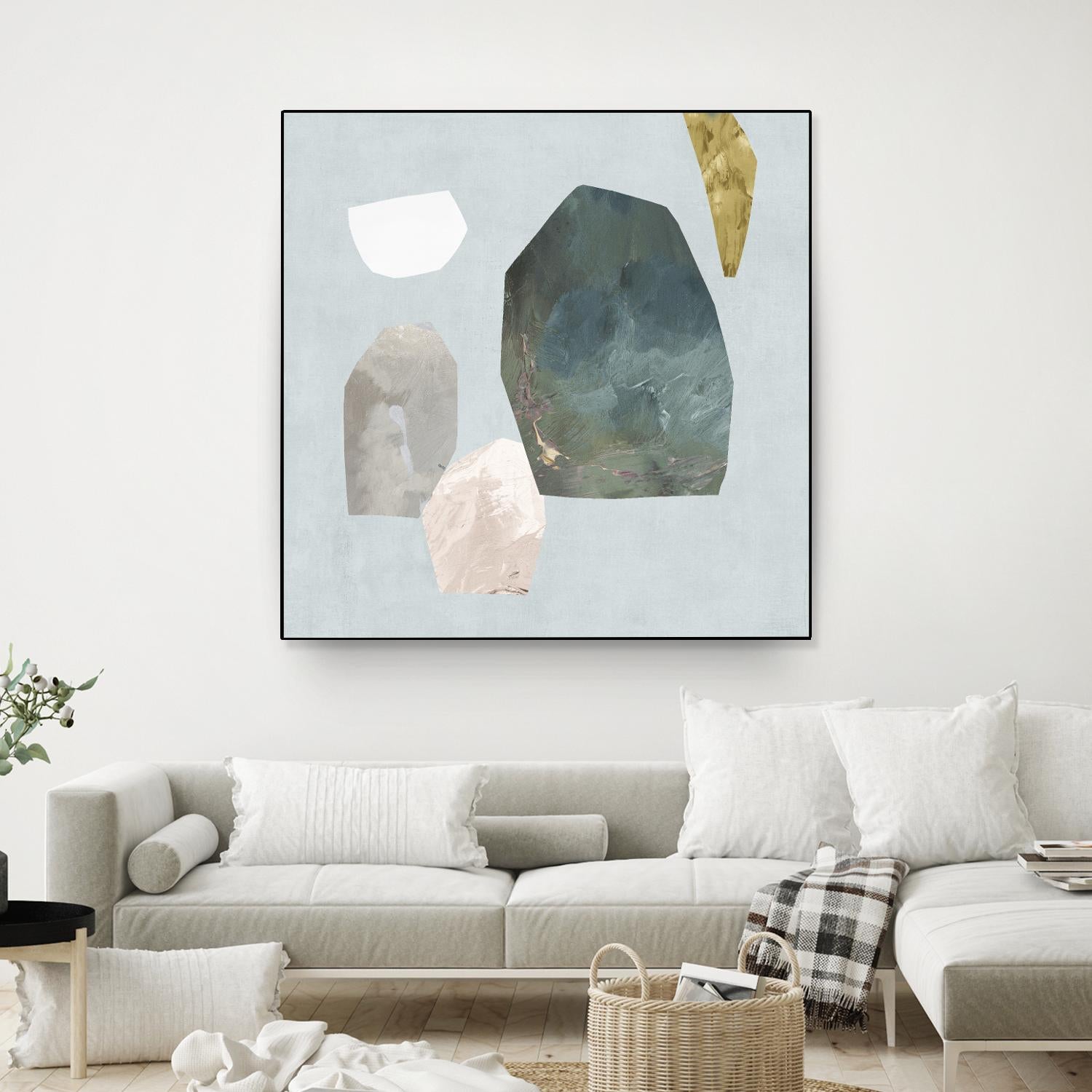 Assembly I by Edward Selkirk on GIANT ART - blue abstract contemporary