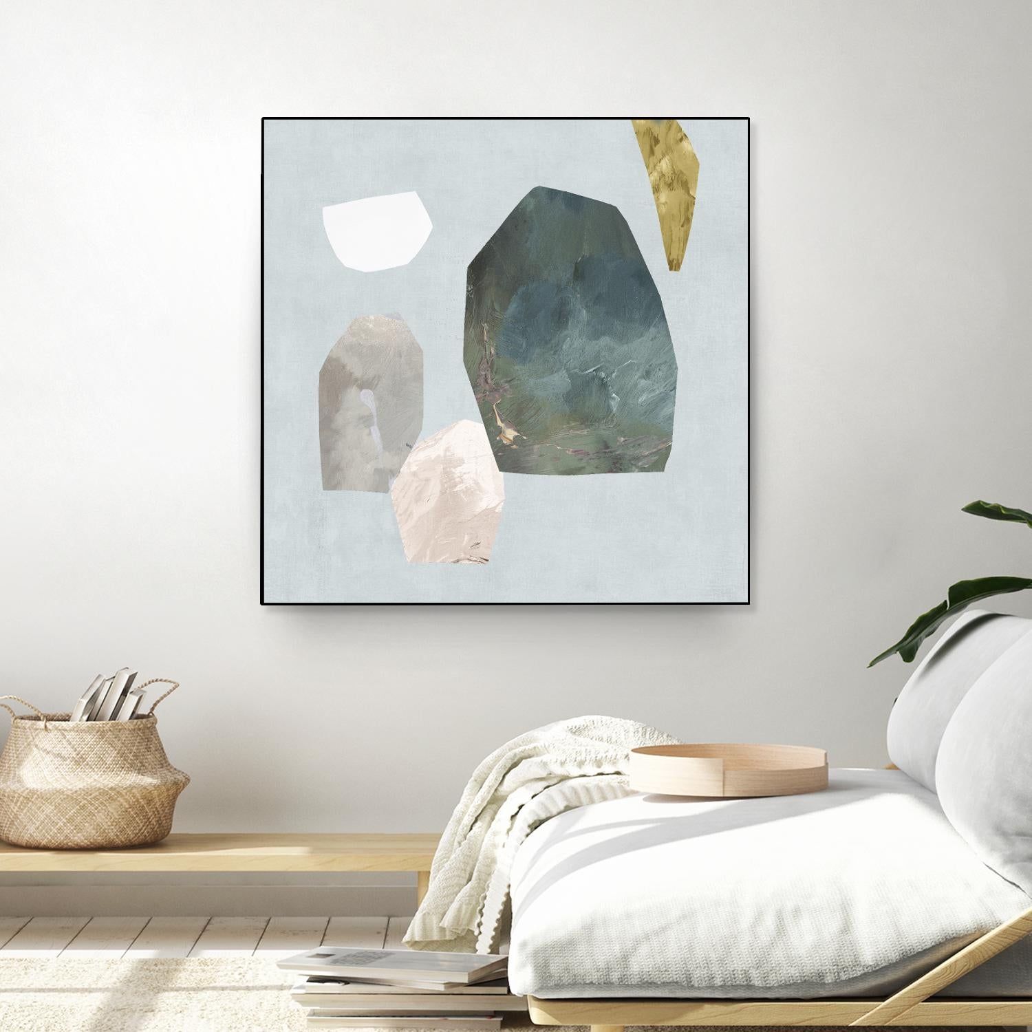 Assembly I by Edward Selkirk on GIANT ART - blue abstract contemporary