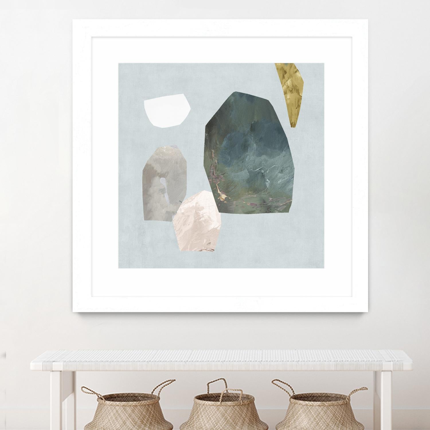 Assembly I by Edward Selkirk on GIANT ART - blue abstract contemporary