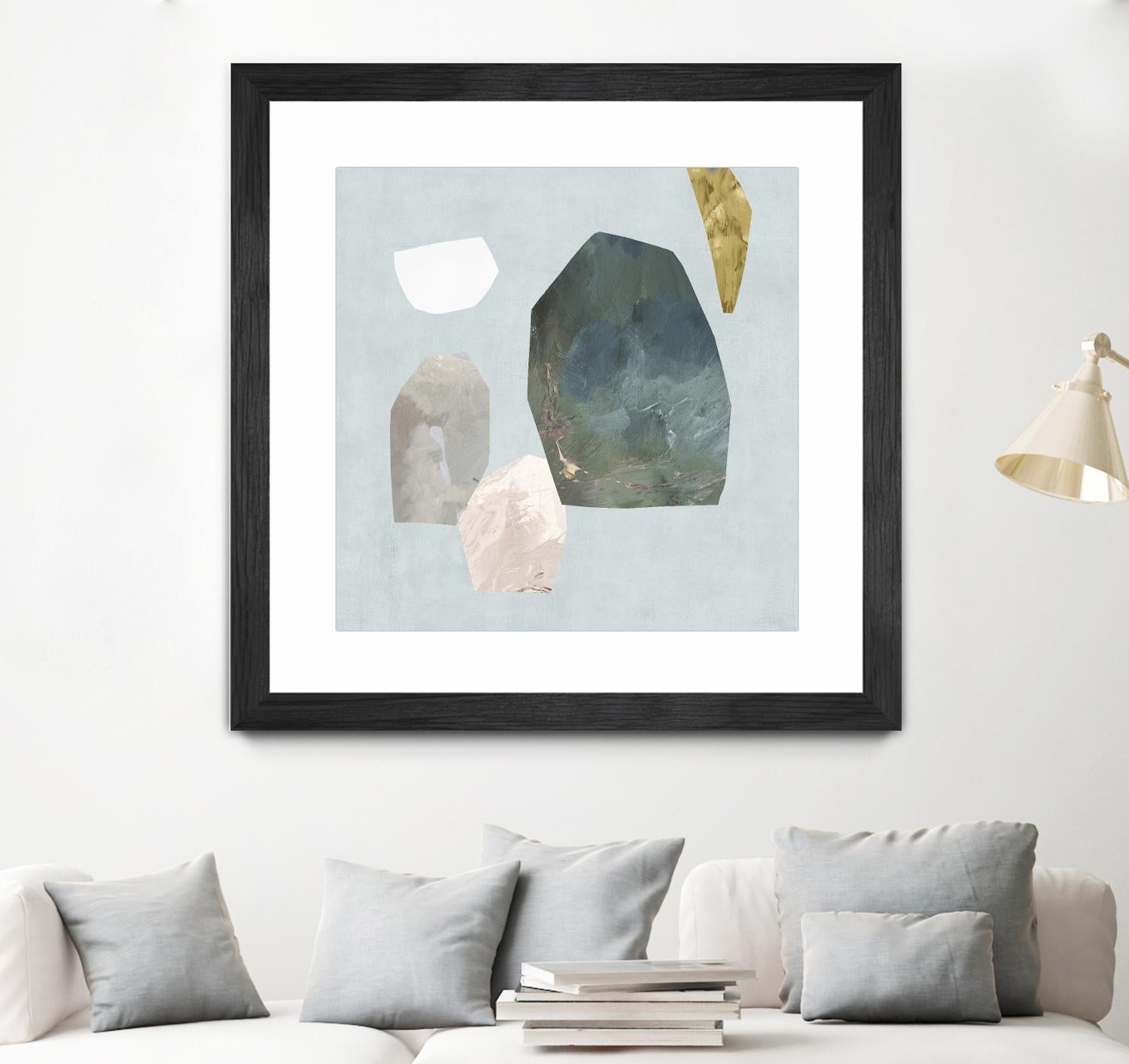 Assembly I by Edward Selkirk on GIANT ART - blue abstract contemporary