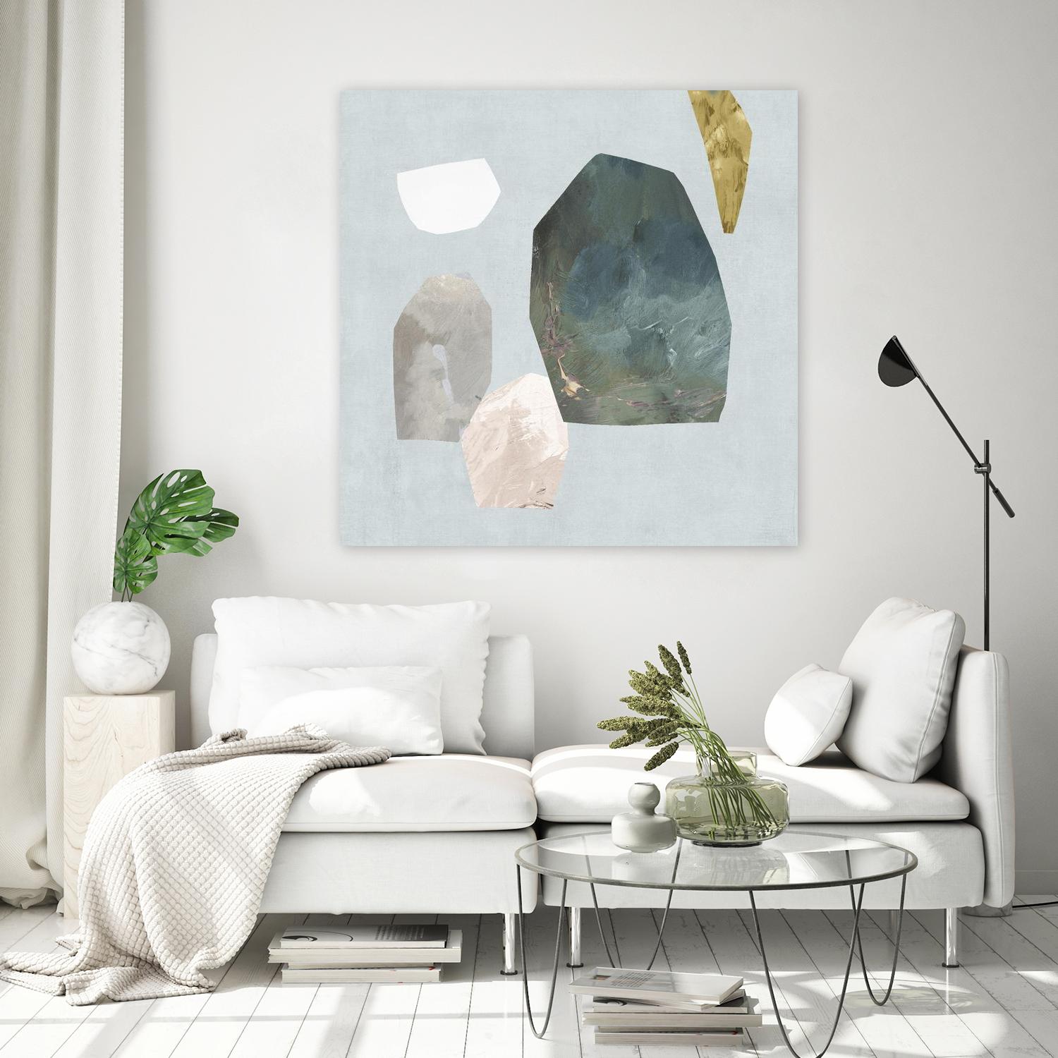 Assembly I by Edward Selkirk on GIANT ART - blue abstract contemporary