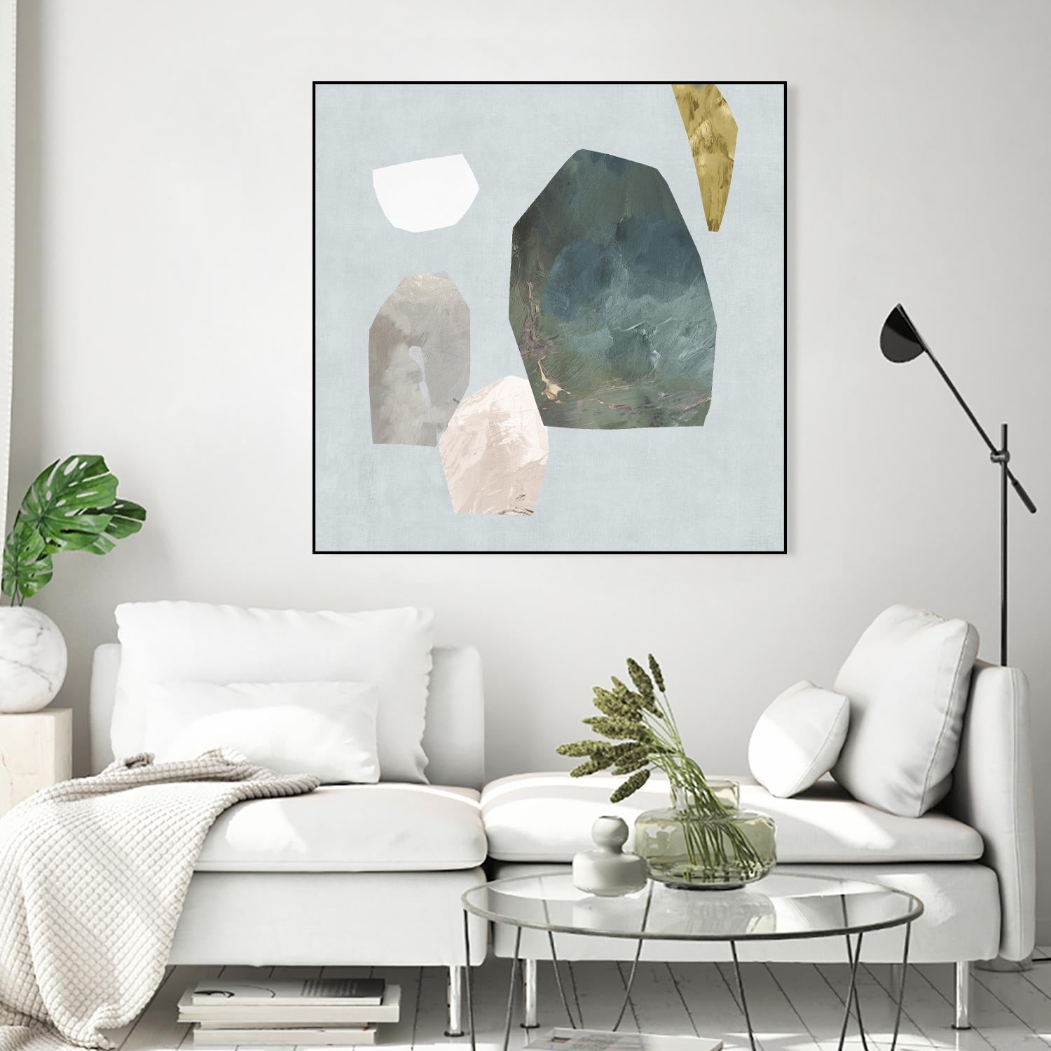 Assembly I by Edward Selkirk on GIANT ART - blue abstract contemporary