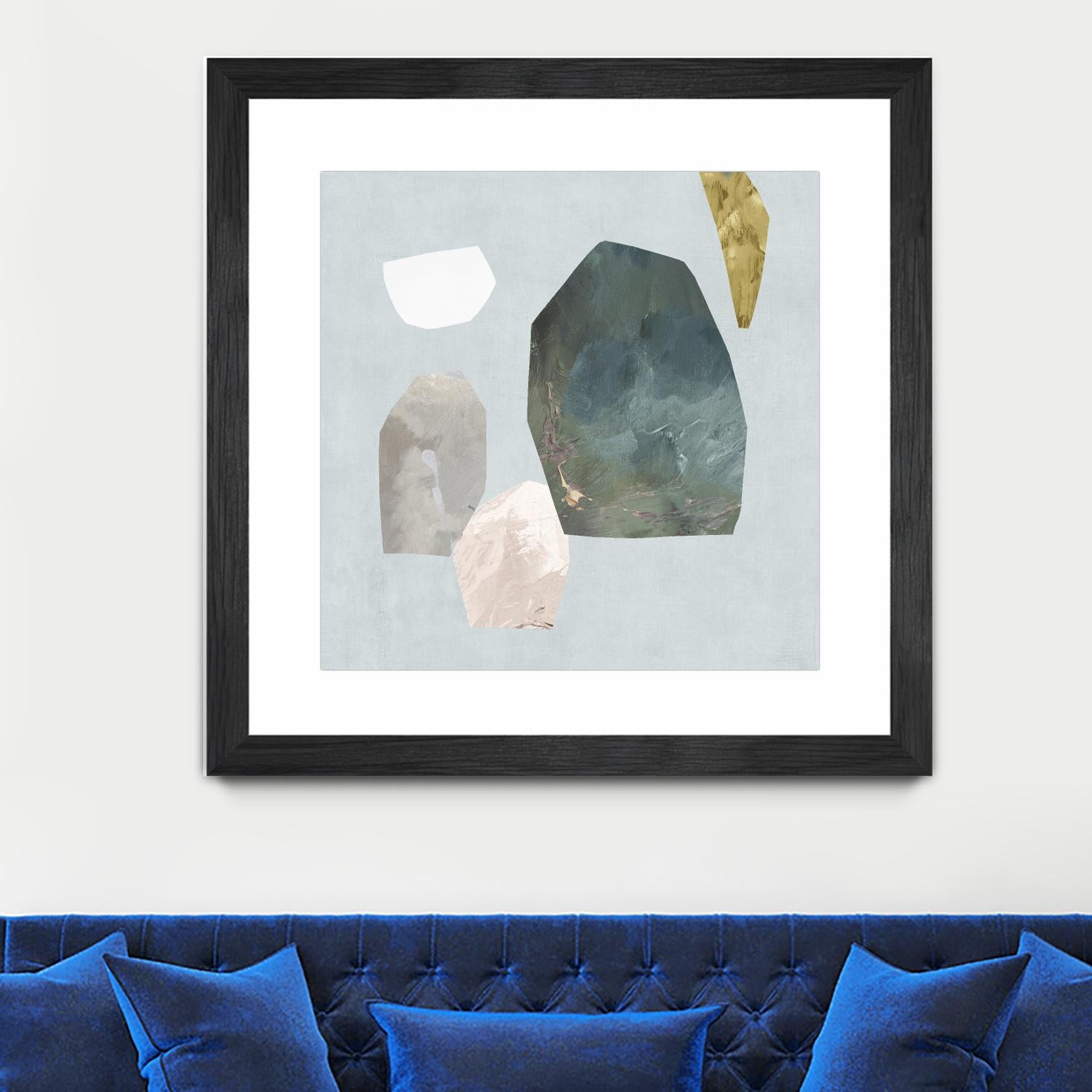 Assembly I by Edward Selkirk on GIANT ART - blue abstract contemporary