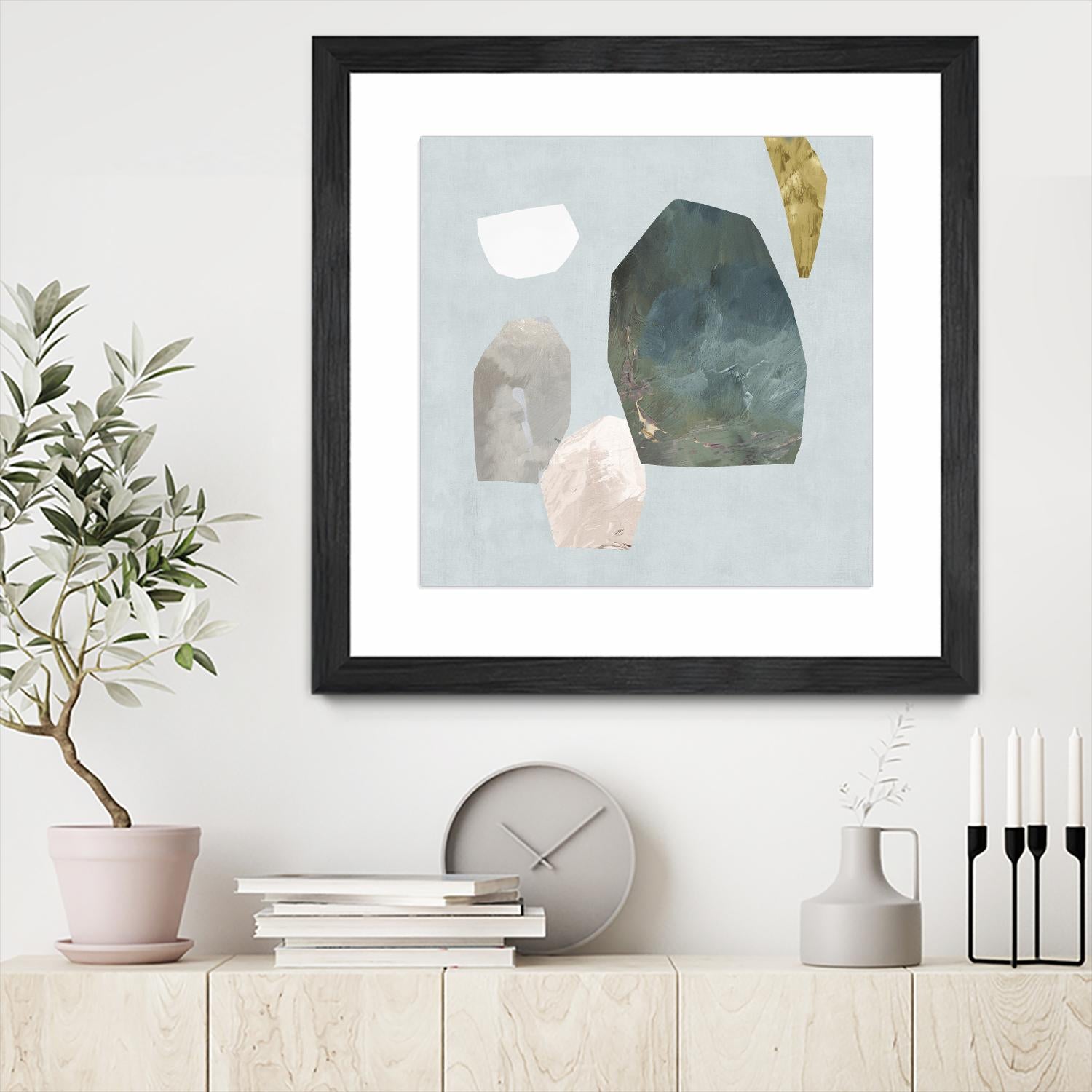 Assembly I by Edward Selkirk on GIANT ART - blue abstract contemporary