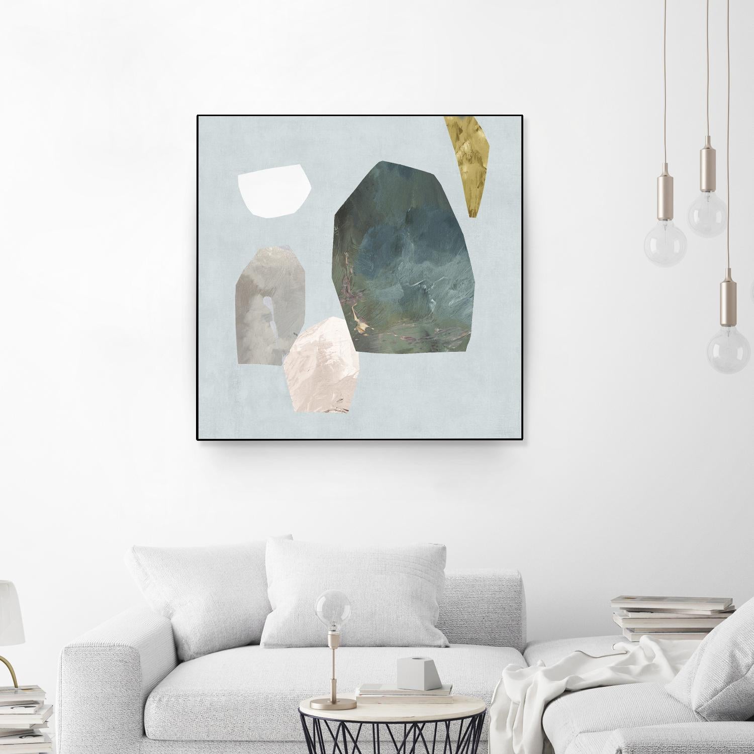 Assembly I by Edward Selkirk on GIANT ART - blue abstract contemporary