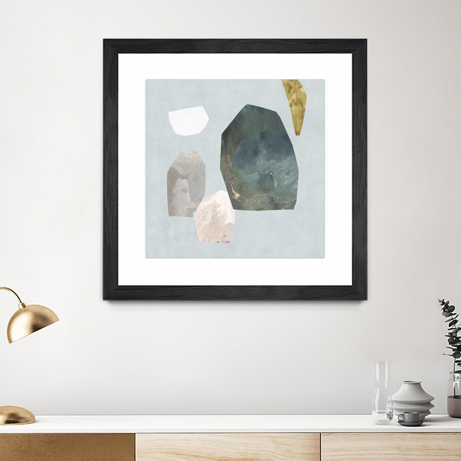 Assembly I by Edward Selkirk on GIANT ART - blue abstract contemporary