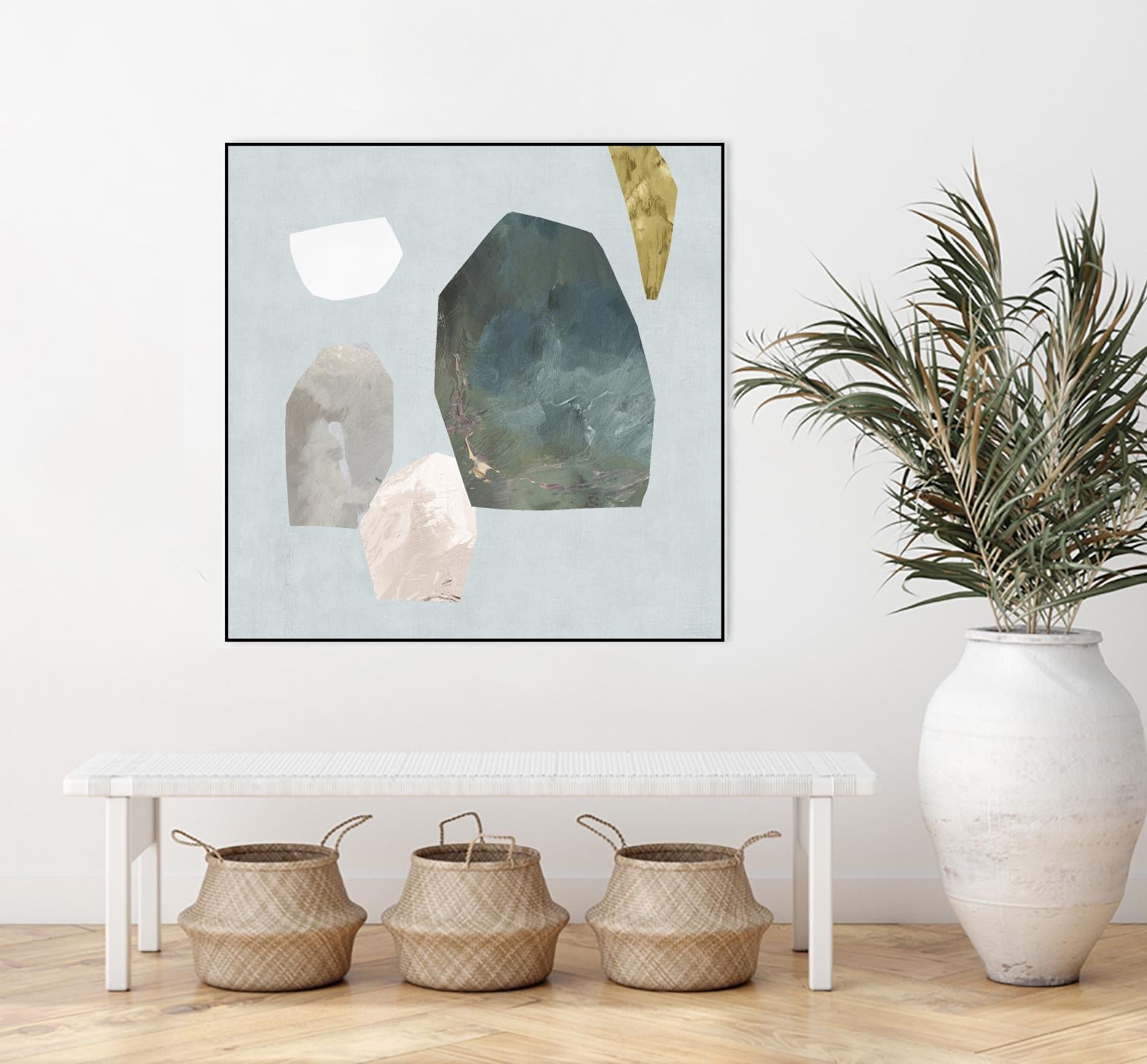 Assembly I by Edward Selkirk on GIANT ART - blue abstract contemporary