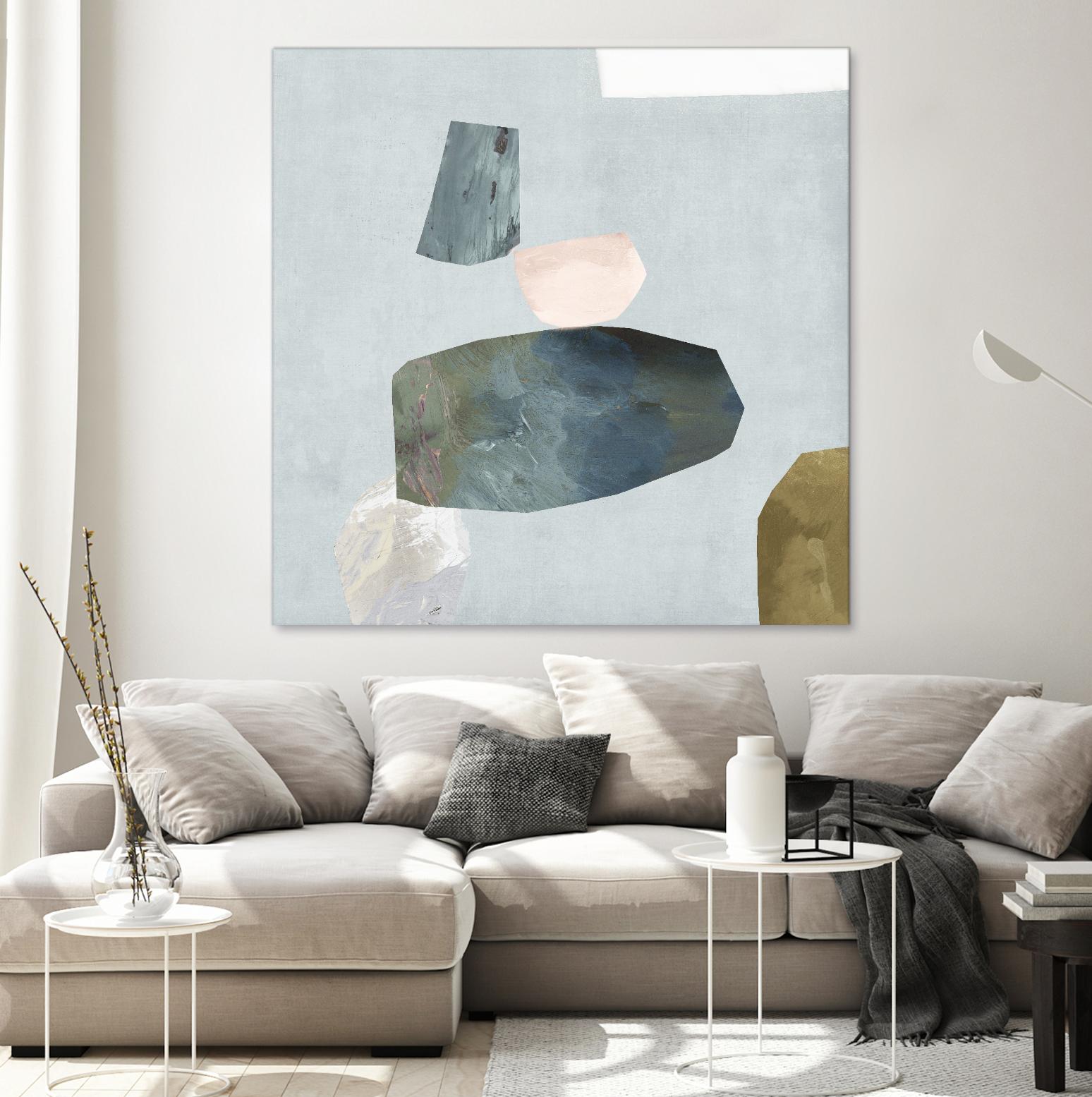 Assembly II by Edward Selkirk on GIANT ART - blue abstract