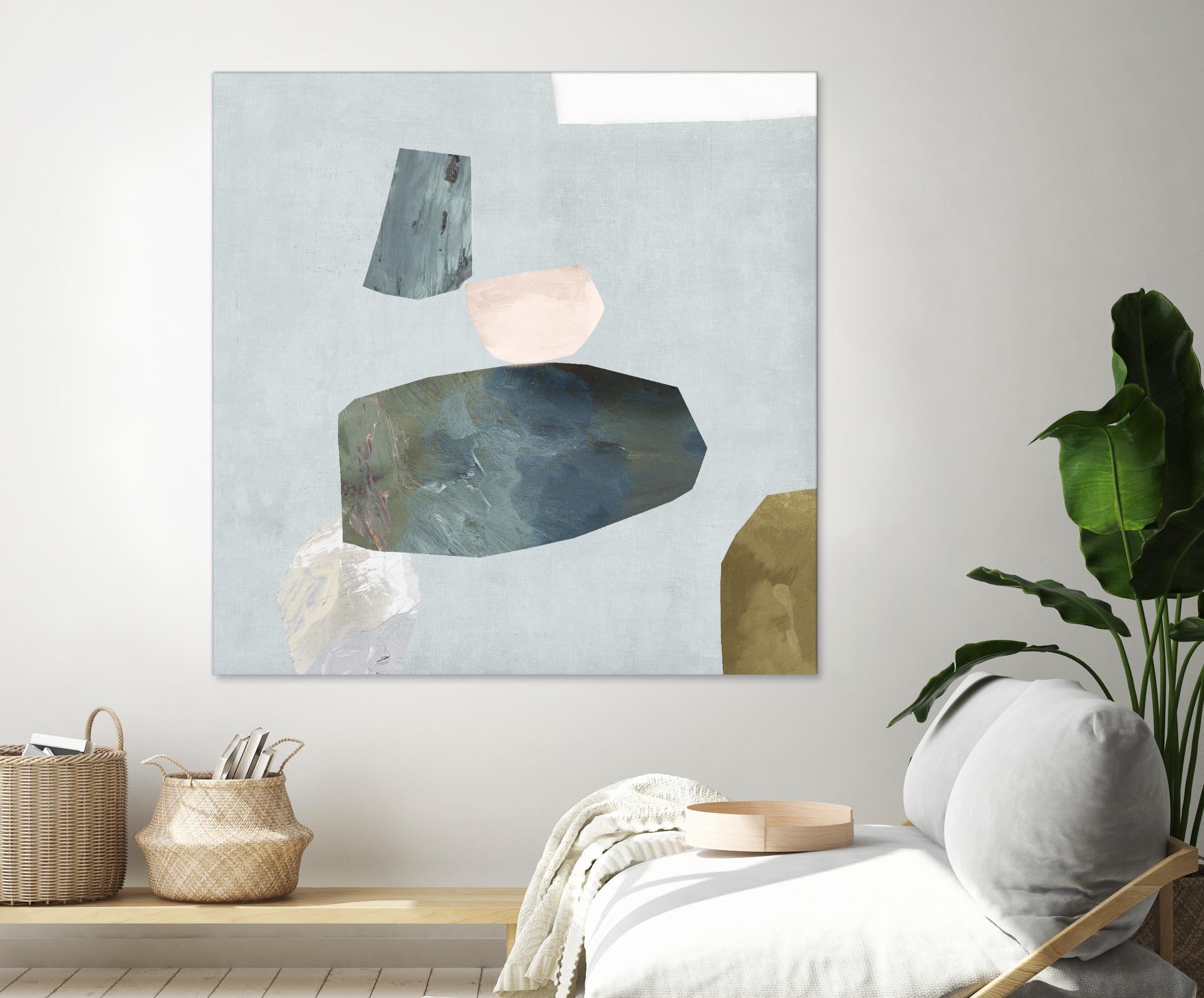 Assembly II by Edward Selkirk on GIANT ART - blue abstract