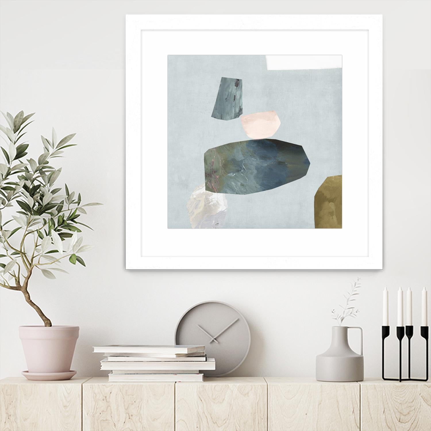 Assembly II by Edward Selkirk on GIANT ART - blue abstract