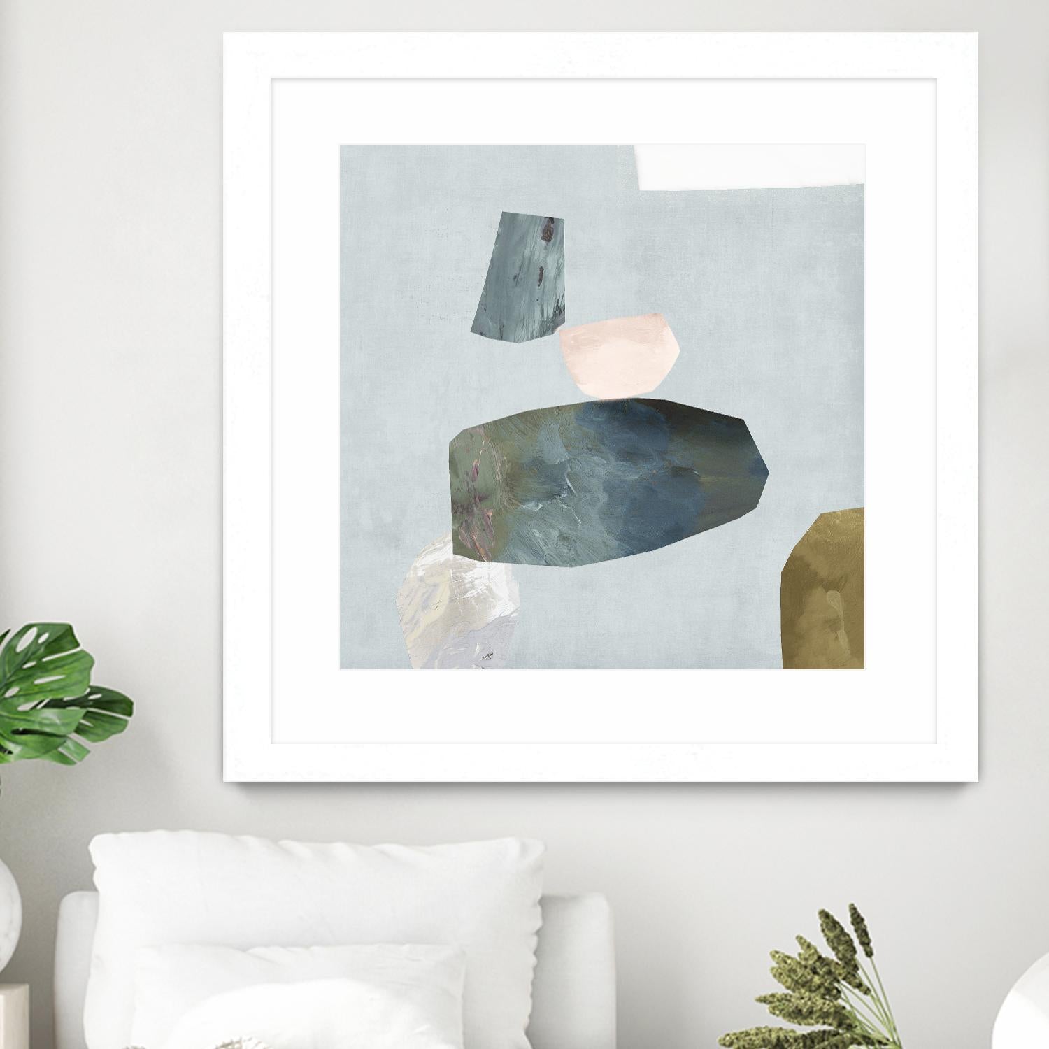 Assembly II by Edward Selkirk on GIANT ART - blue abstract