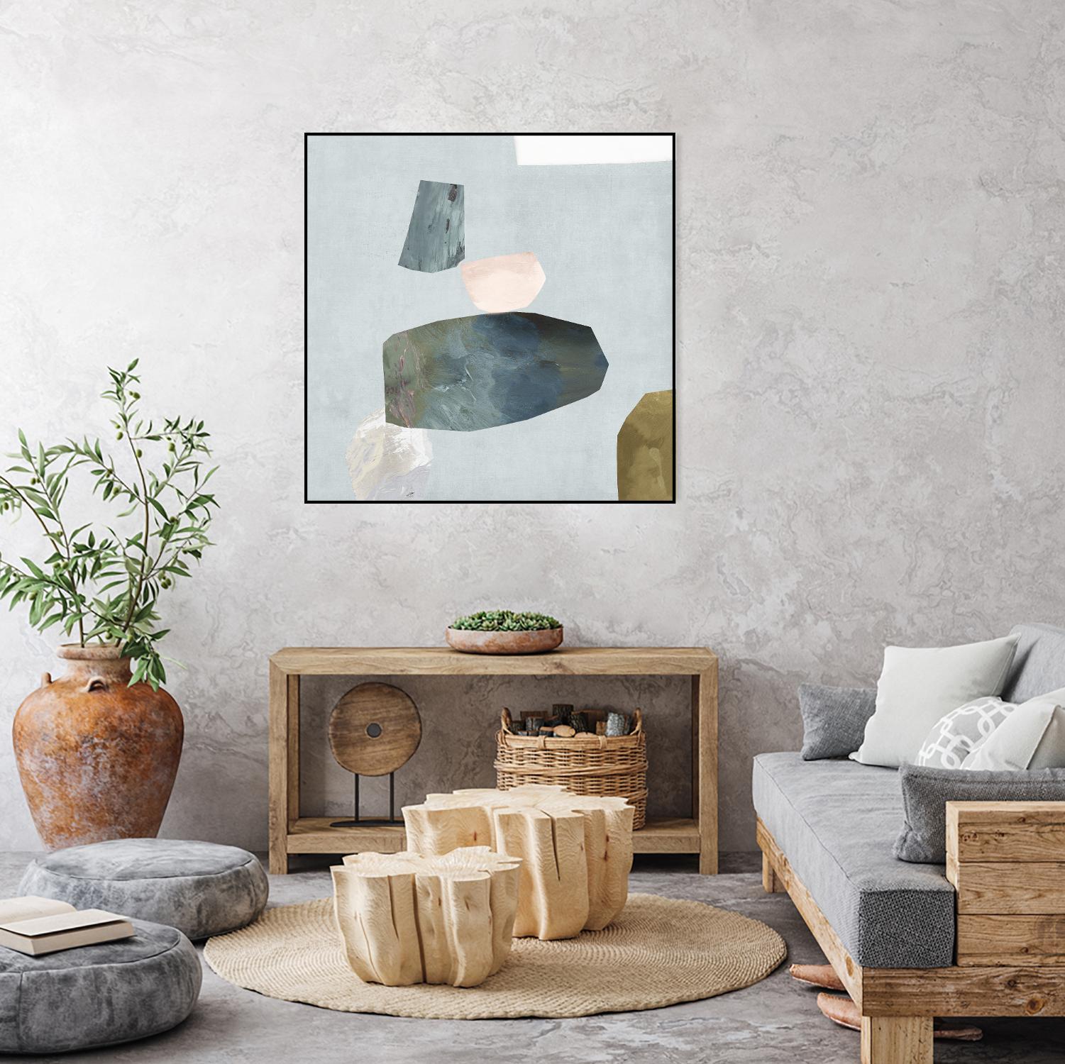 Assembly II by Edward Selkirk on GIANT ART - blue abstract