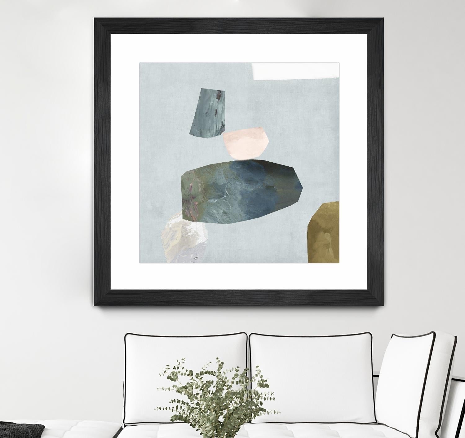 Assembly II by Edward Selkirk on GIANT ART - blue abstract