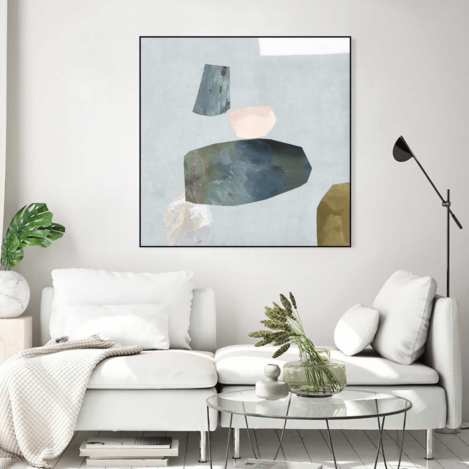 Assembly II by Edward Selkirk on GIANT ART - blue abstract