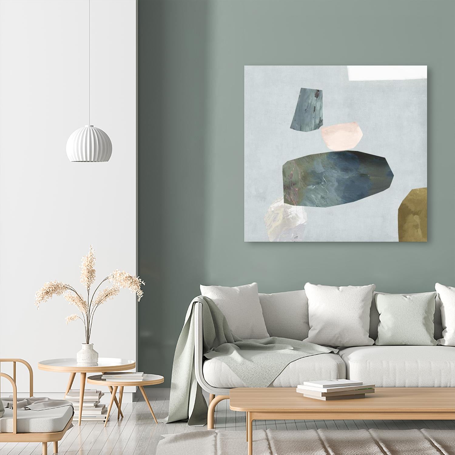 Assembly II by Edward Selkirk on GIANT ART - blue abstract