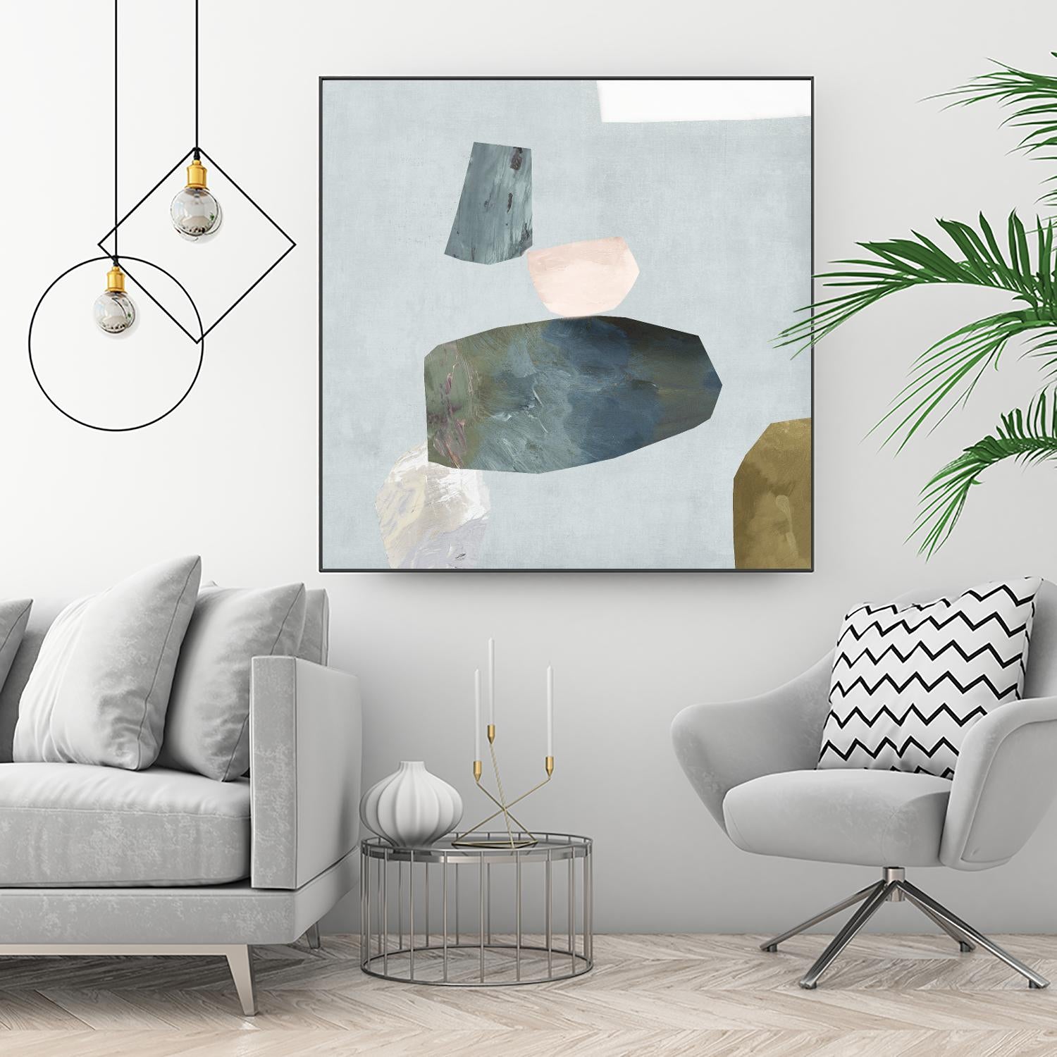 Assembly II by Edward Selkirk on GIANT ART - blue abstract