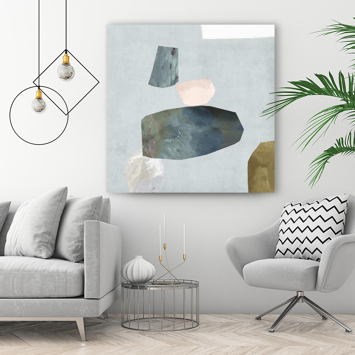 Assembly II by Edward Selkirk on GIANT ART - blue abstract