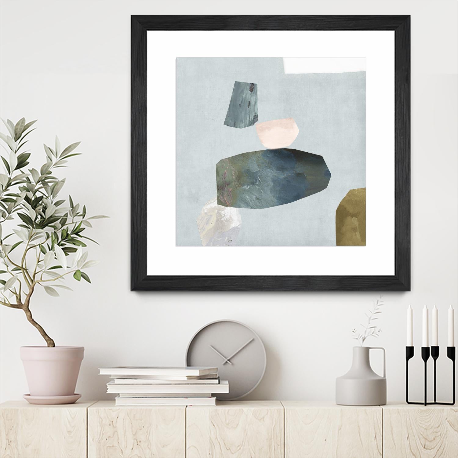 Assembly II by Edward Selkirk on GIANT ART - blue abstract