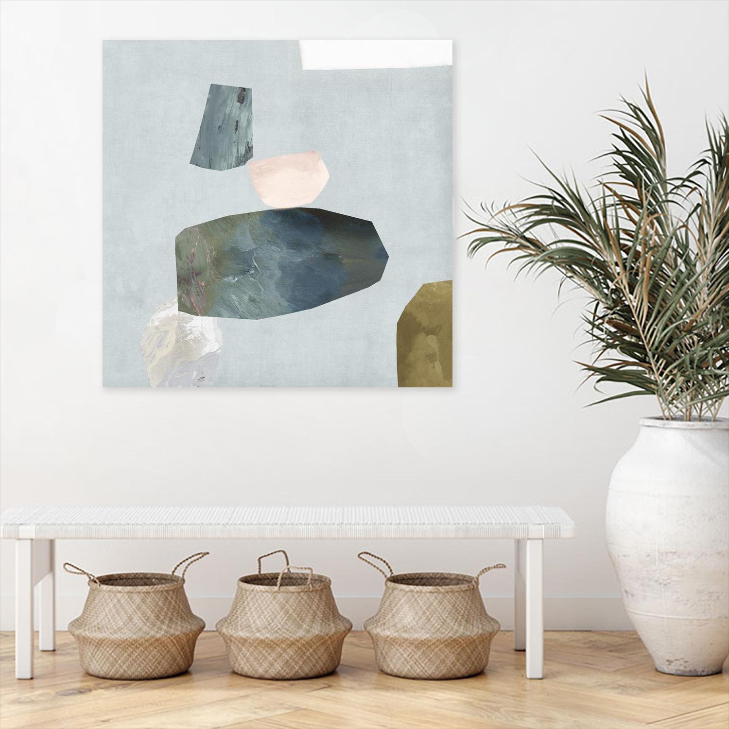 Assembly II by Edward Selkirk on GIANT ART - blue abstract