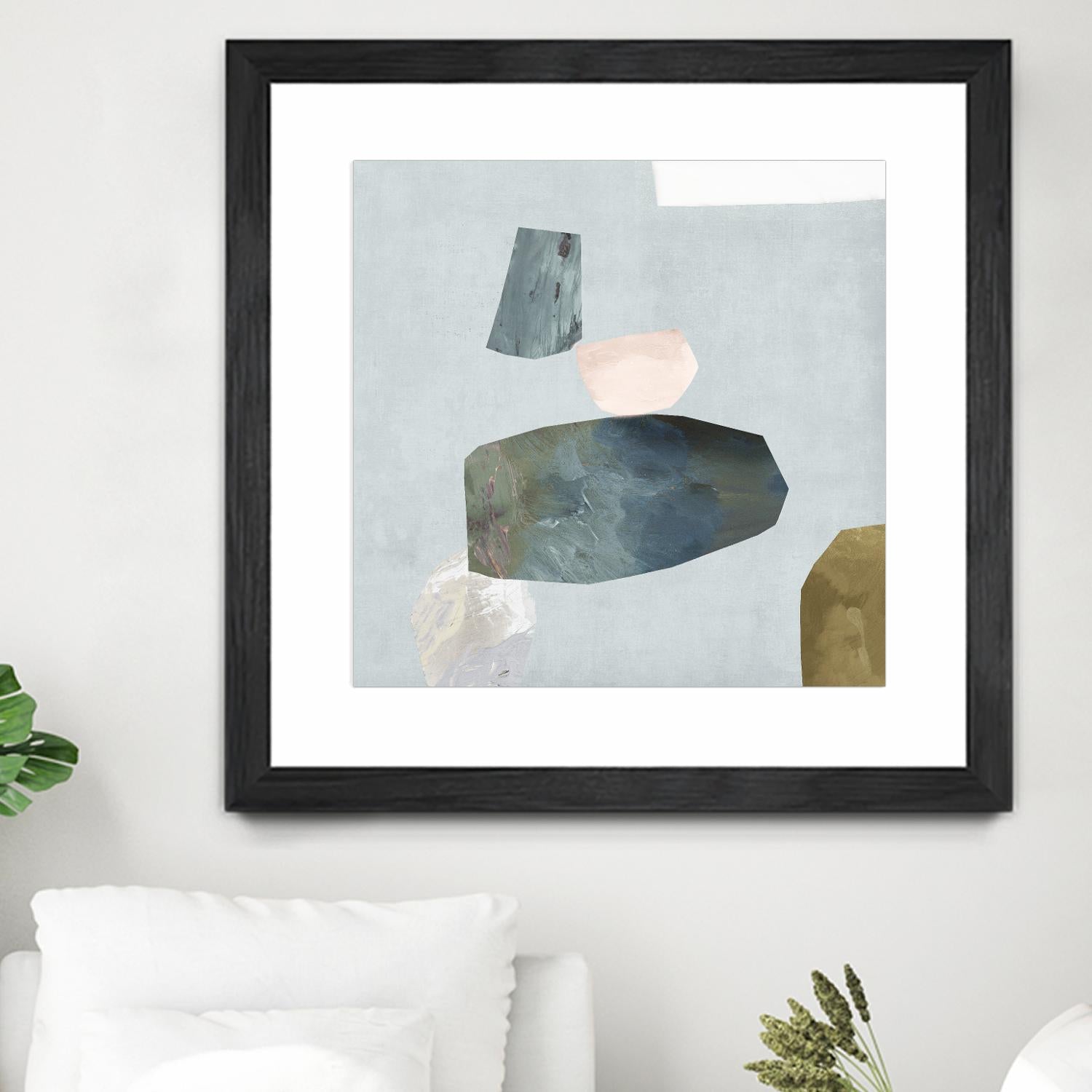 Assembly II by Edward Selkirk on GIANT ART - blue abstract