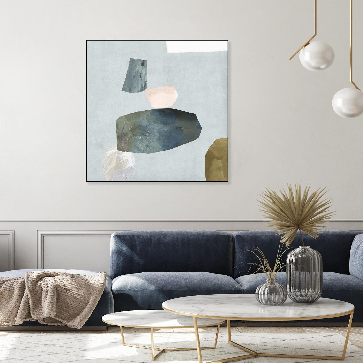 Assembly II by Edward Selkirk on GIANT ART - blue abstract