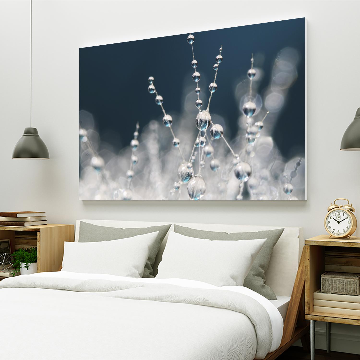 Snow white Ice blue by Sharon Johnstone on GIANT ART - white winter scenes