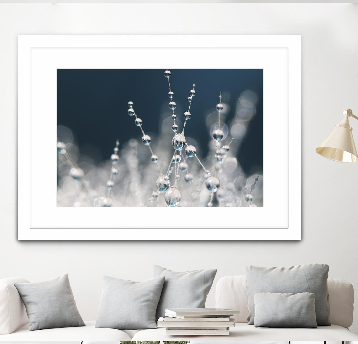 Snow white Ice blue by Sharon Johnstone on GIANT ART - white winter scenes