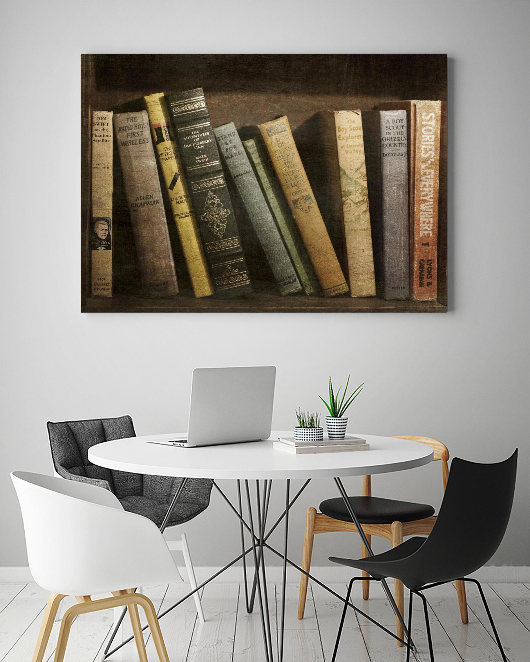 Vintage Book Collection II by Sylvia Cook on GIANT ART - orange leisure