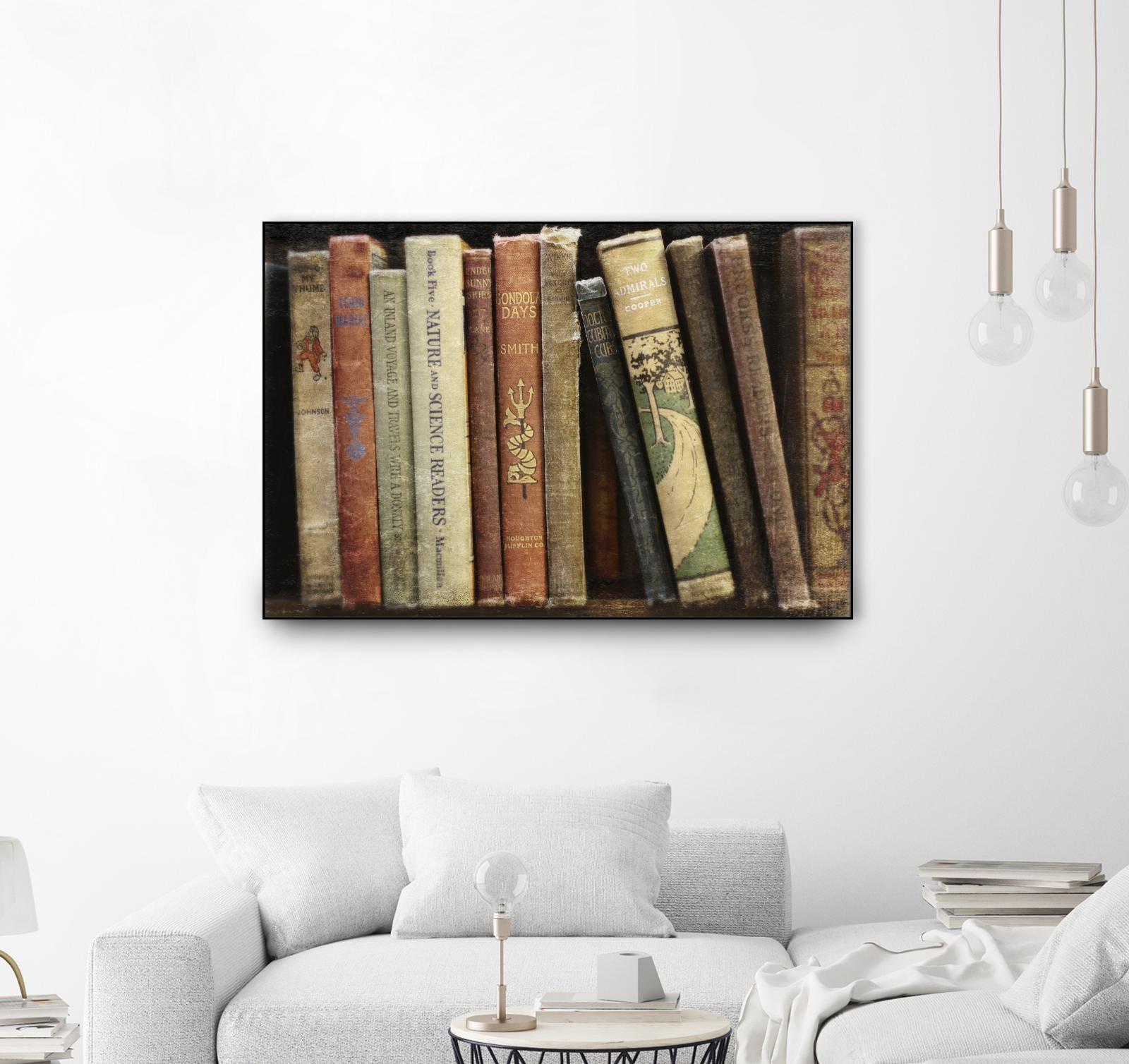 Vintage Book Collection III by Sylvia Cook on GIANT ART - white leisure