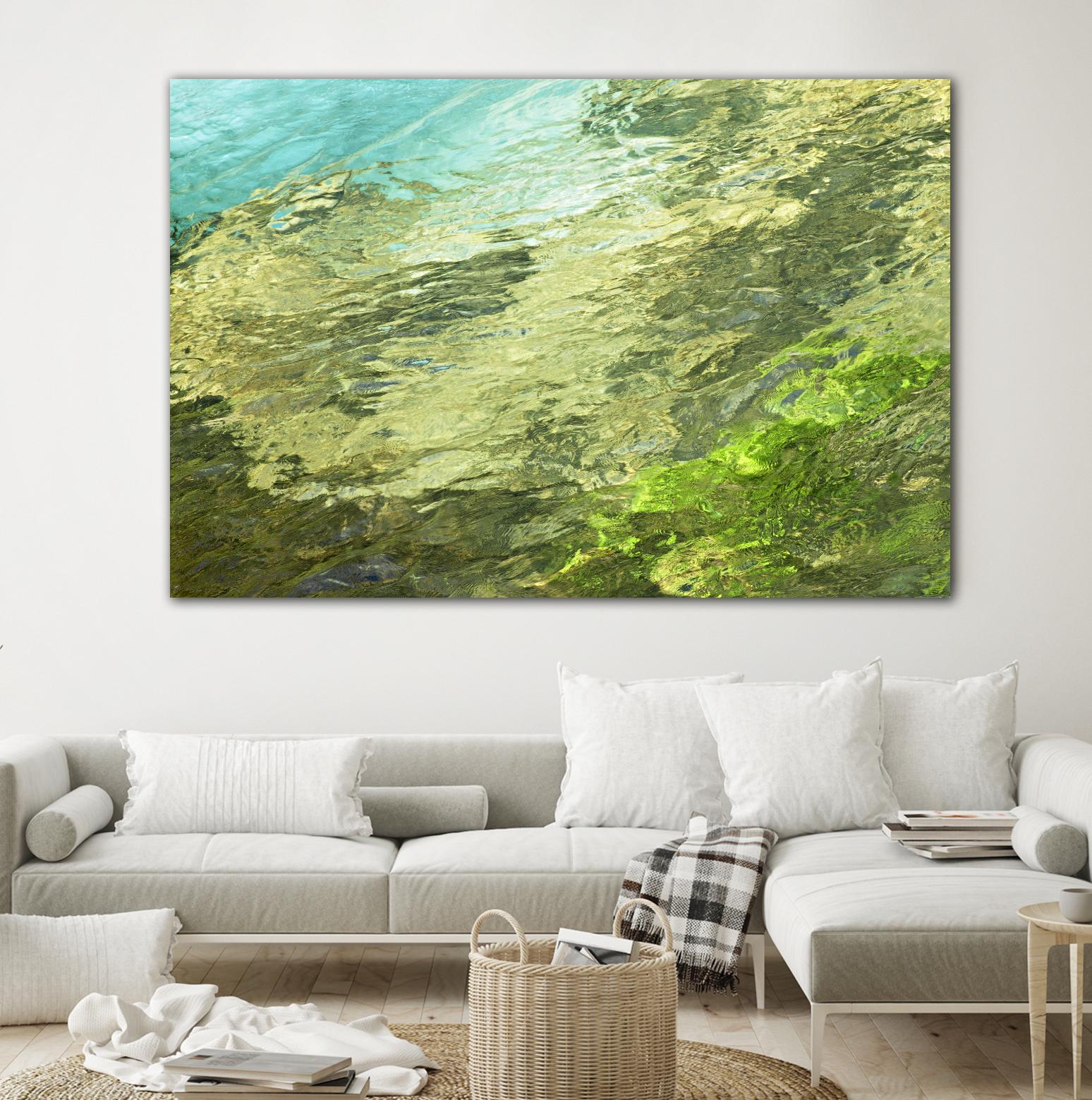 Fontaine Abstract III by Steven Crainford on GIANT ART - green abstract