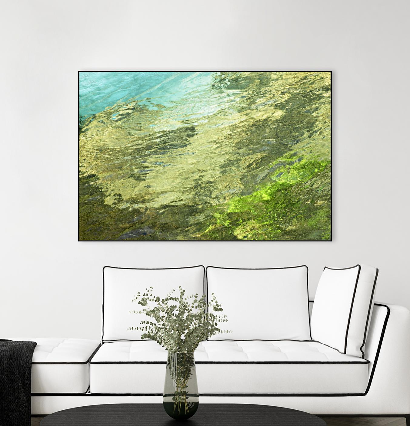 Fontaine Abstract III by Steven Crainford on GIANT ART - green abstract