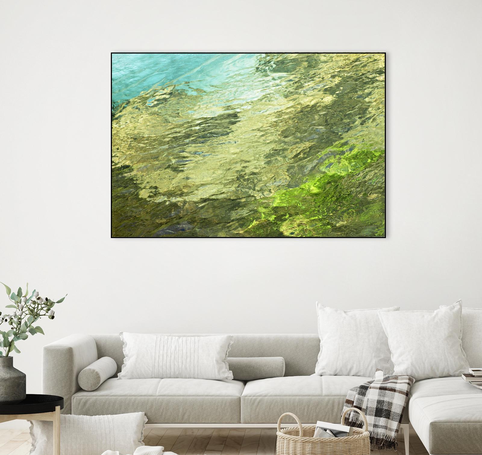 Fontaine Abstract III by Steven Crainford on GIANT ART - green abstract