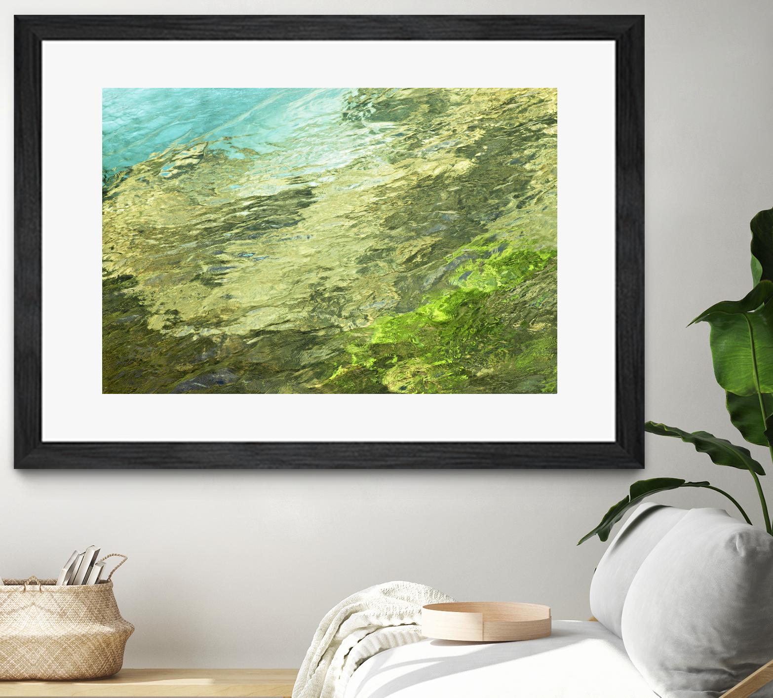 Fontaine Abstract III by Steven Crainford on GIANT ART - green abstract