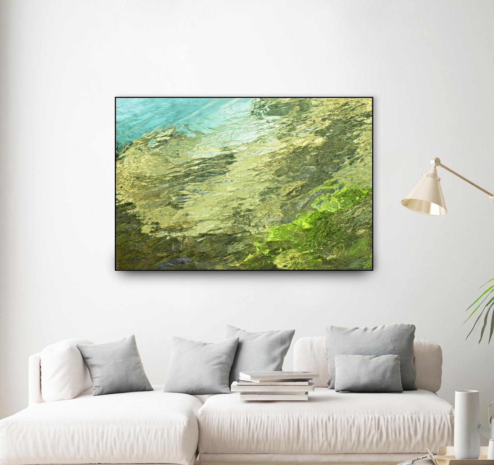 Fontaine Abstract III by Steven Crainford on GIANT ART - green abstract