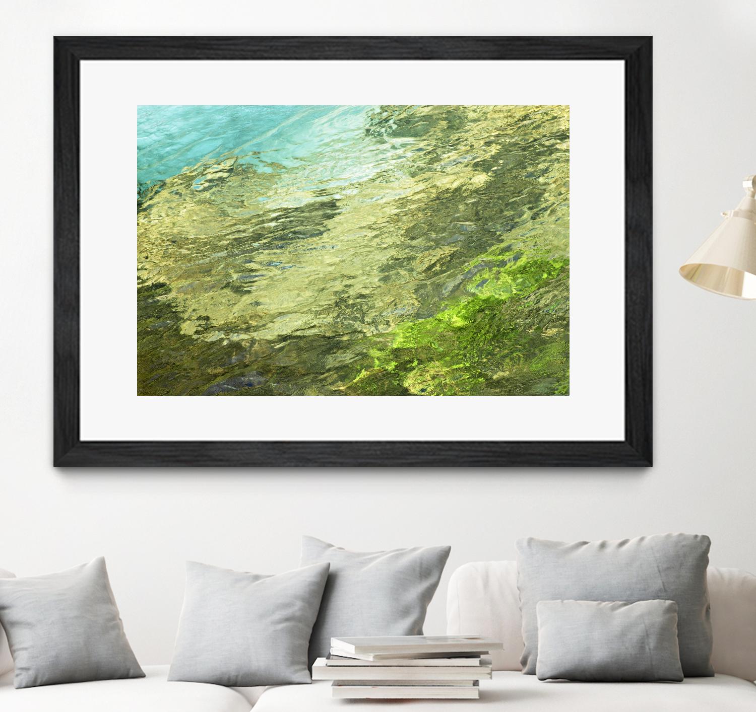 Fontaine Abstract III by Steven Crainford on GIANT ART - green abstract