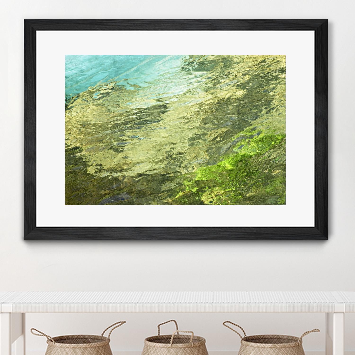 Fontaine Abstract III by Steven Crainford on GIANT ART - green abstract