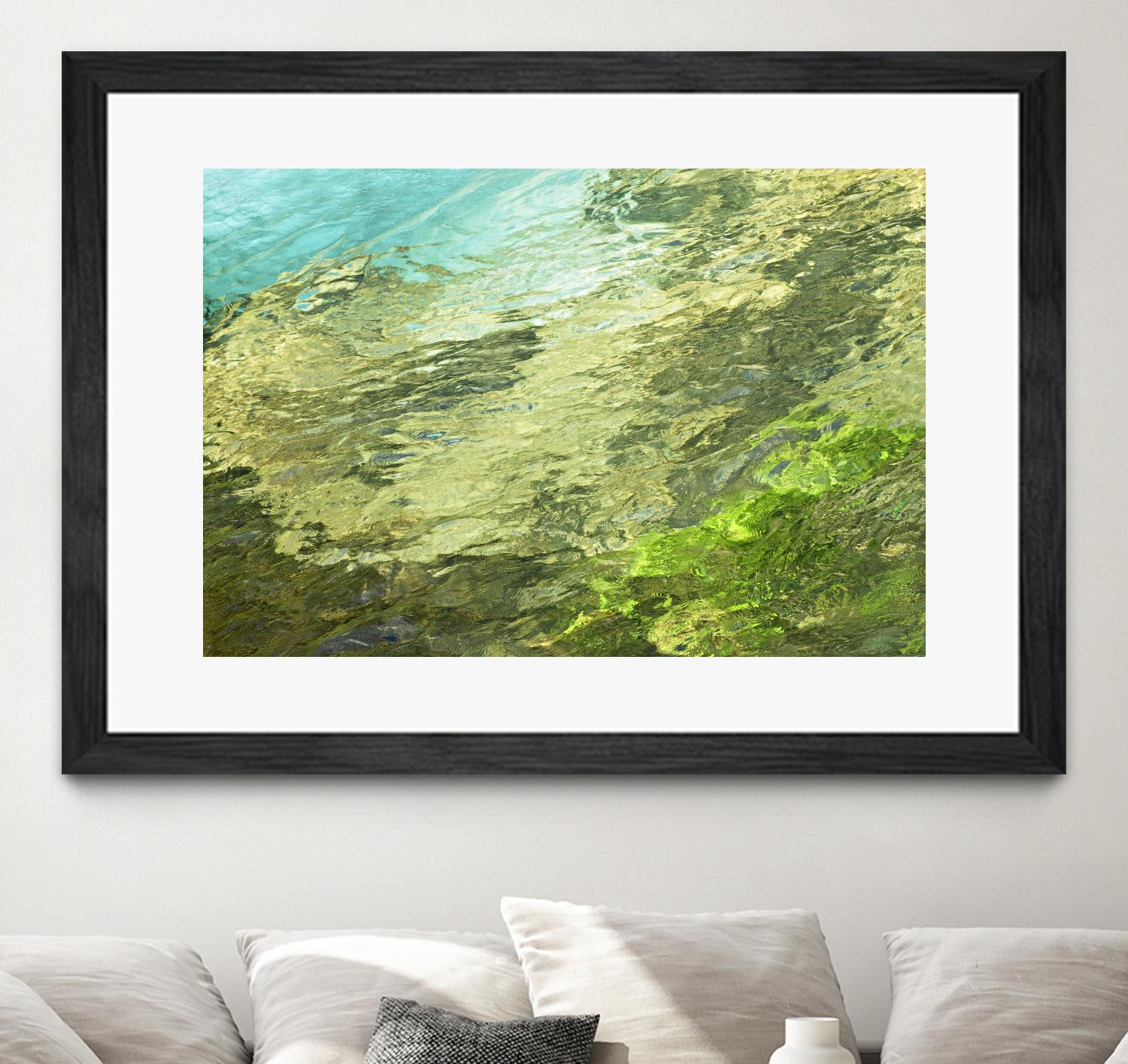 Fontaine Abstract III by Steven Crainford on GIANT ART - green abstract