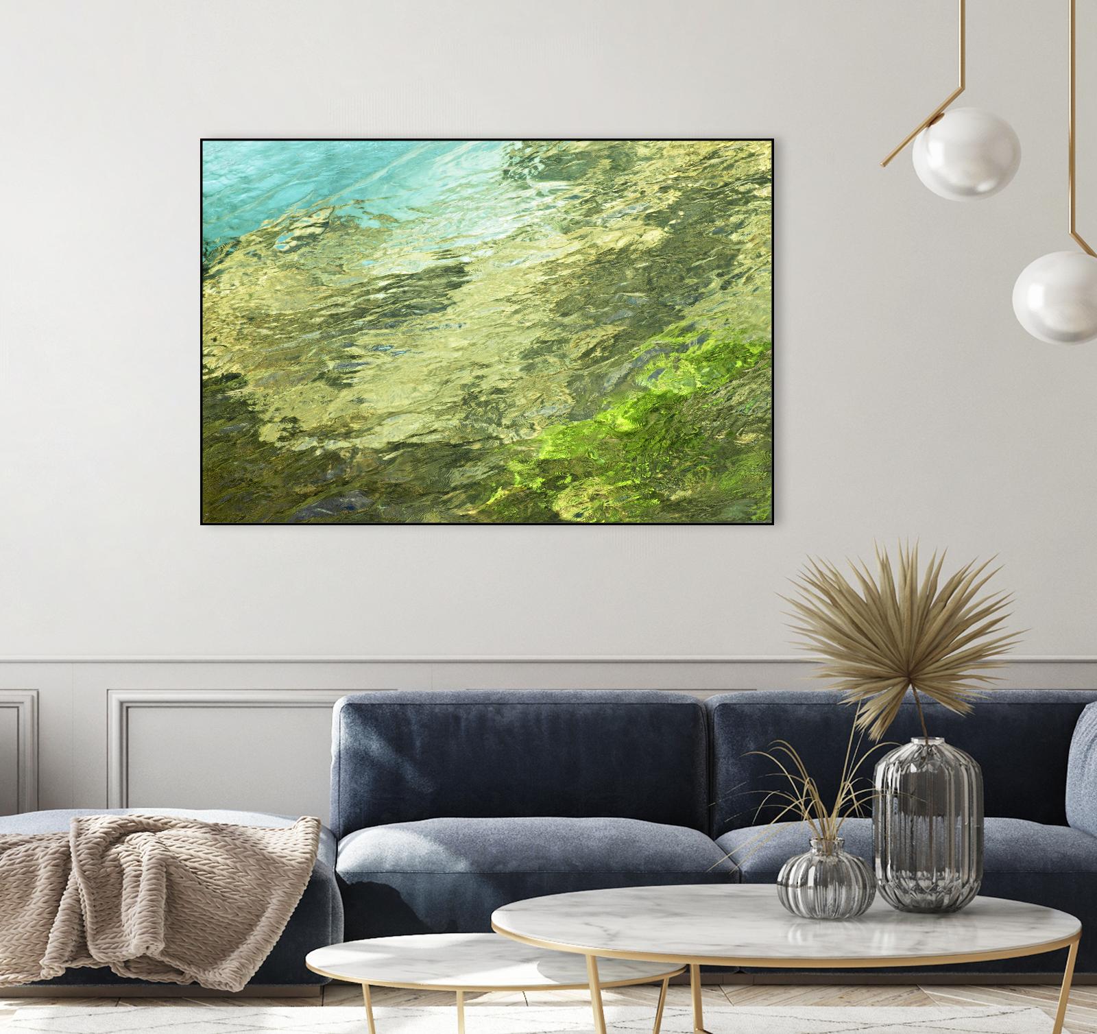 Fontaine Abstract III by Steven Crainford on GIANT ART - green abstract