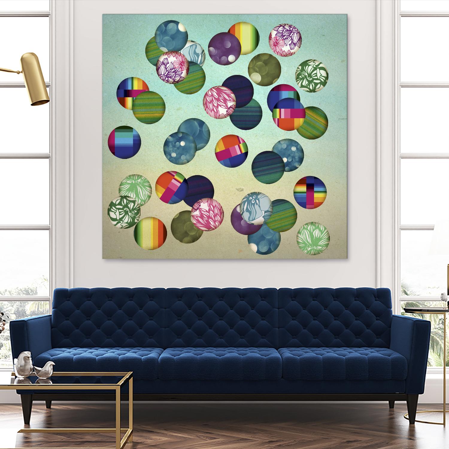 Play by Theo Pechorin on GIANT ART - green abstract