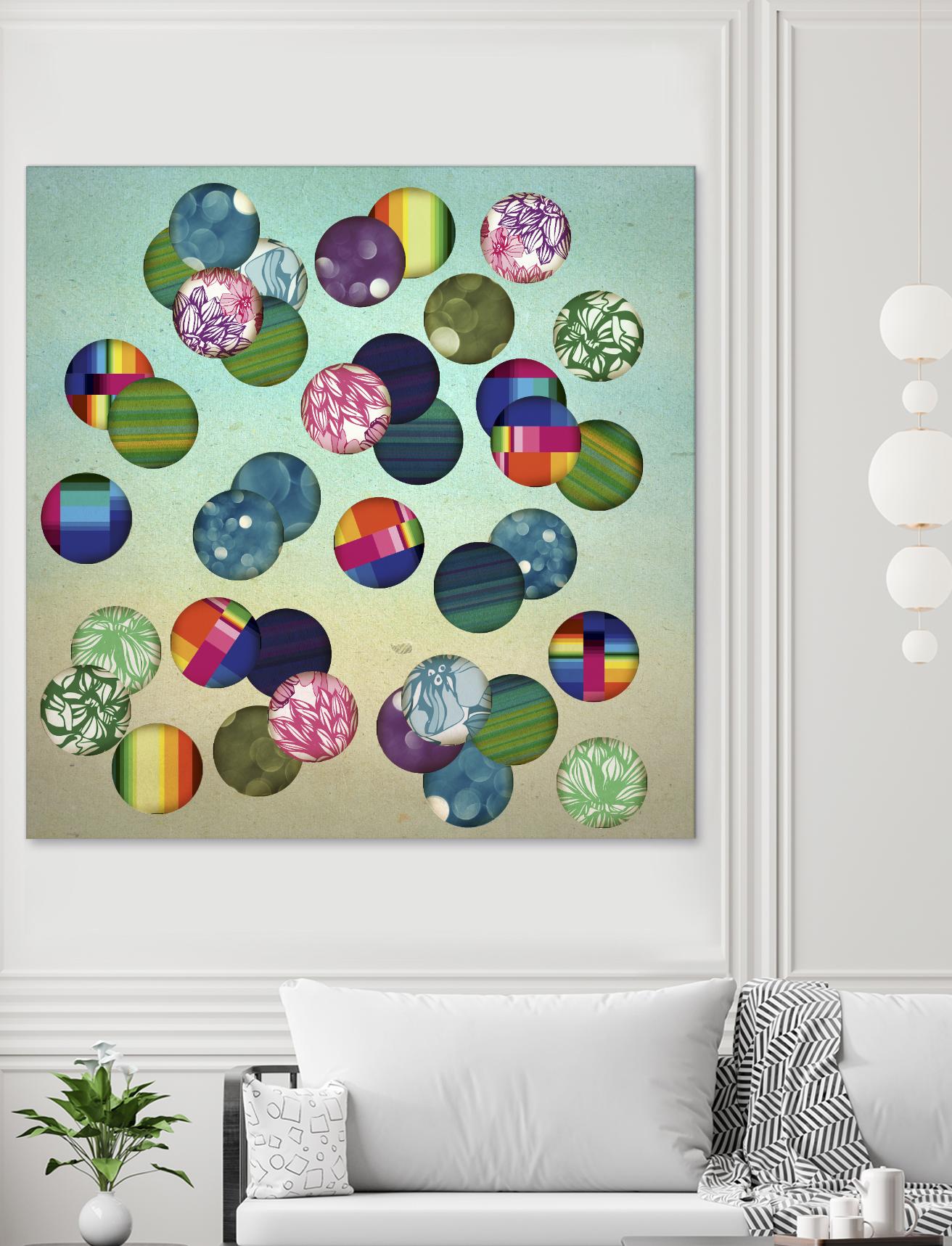 Play by Theo Pechorin on GIANT ART - green abstract