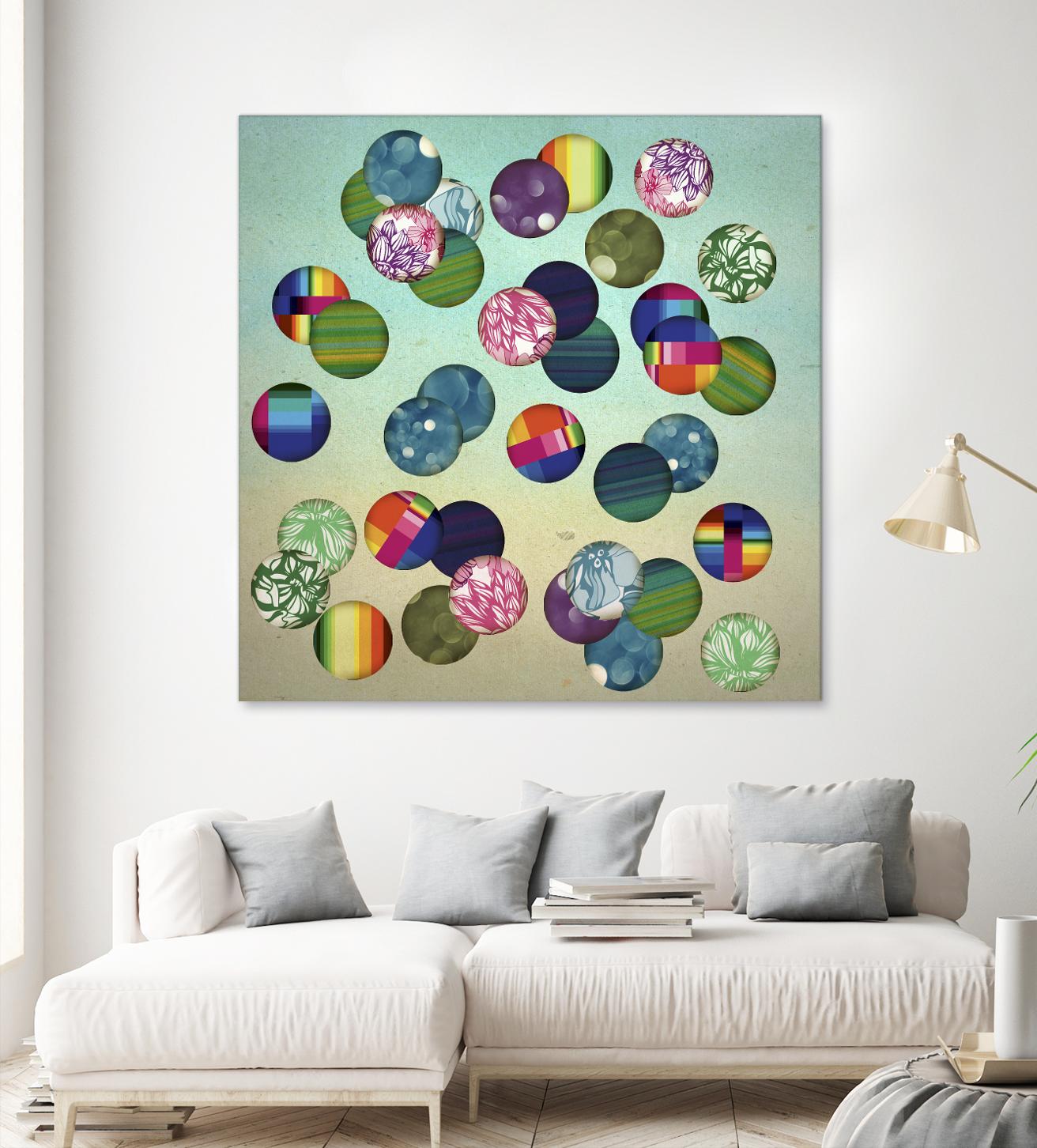 Play by Theo Pechorin on GIANT ART - green abstract