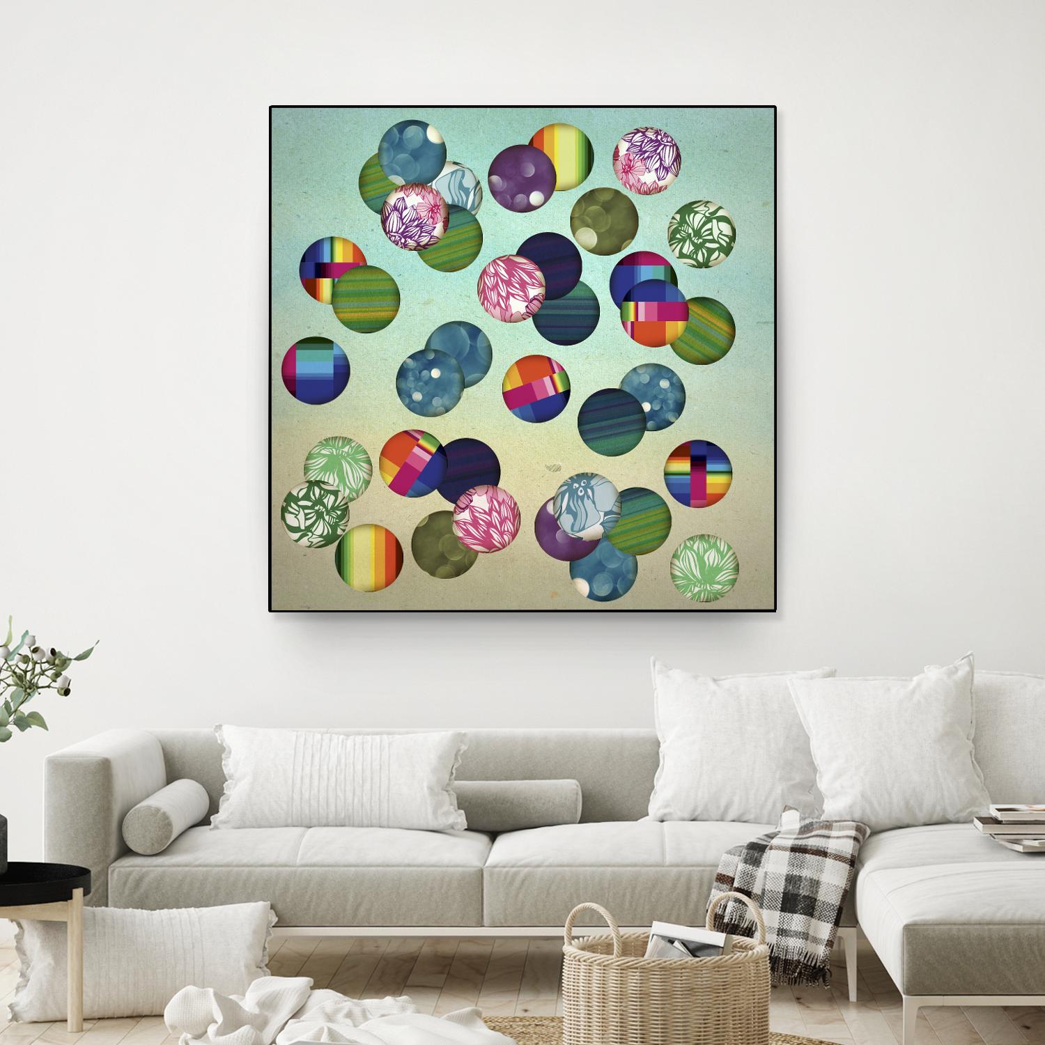 Play by Theo Pechorin on GIANT ART - green abstract