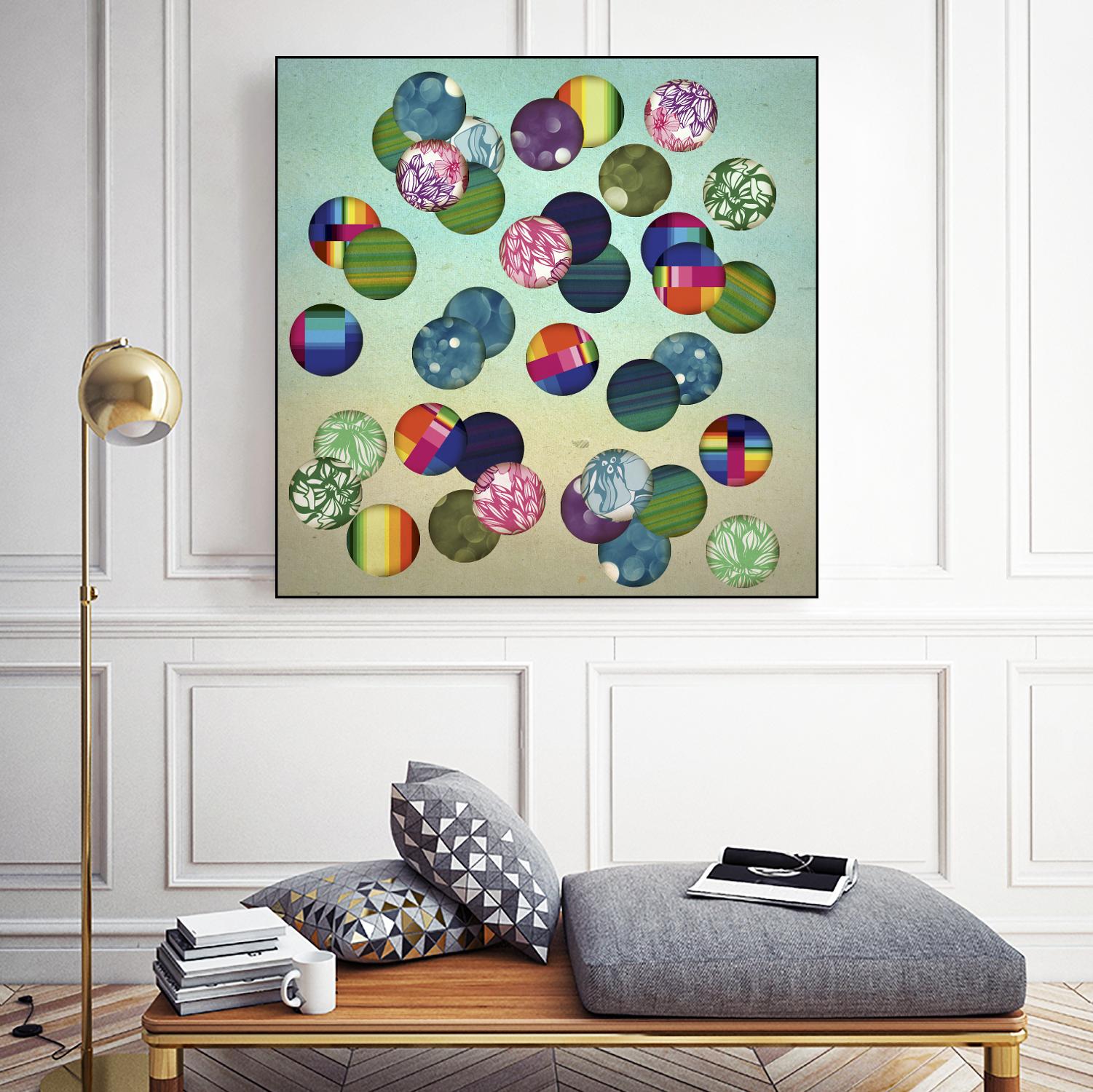 Play by Theo Pechorin on GIANT ART - green abstract