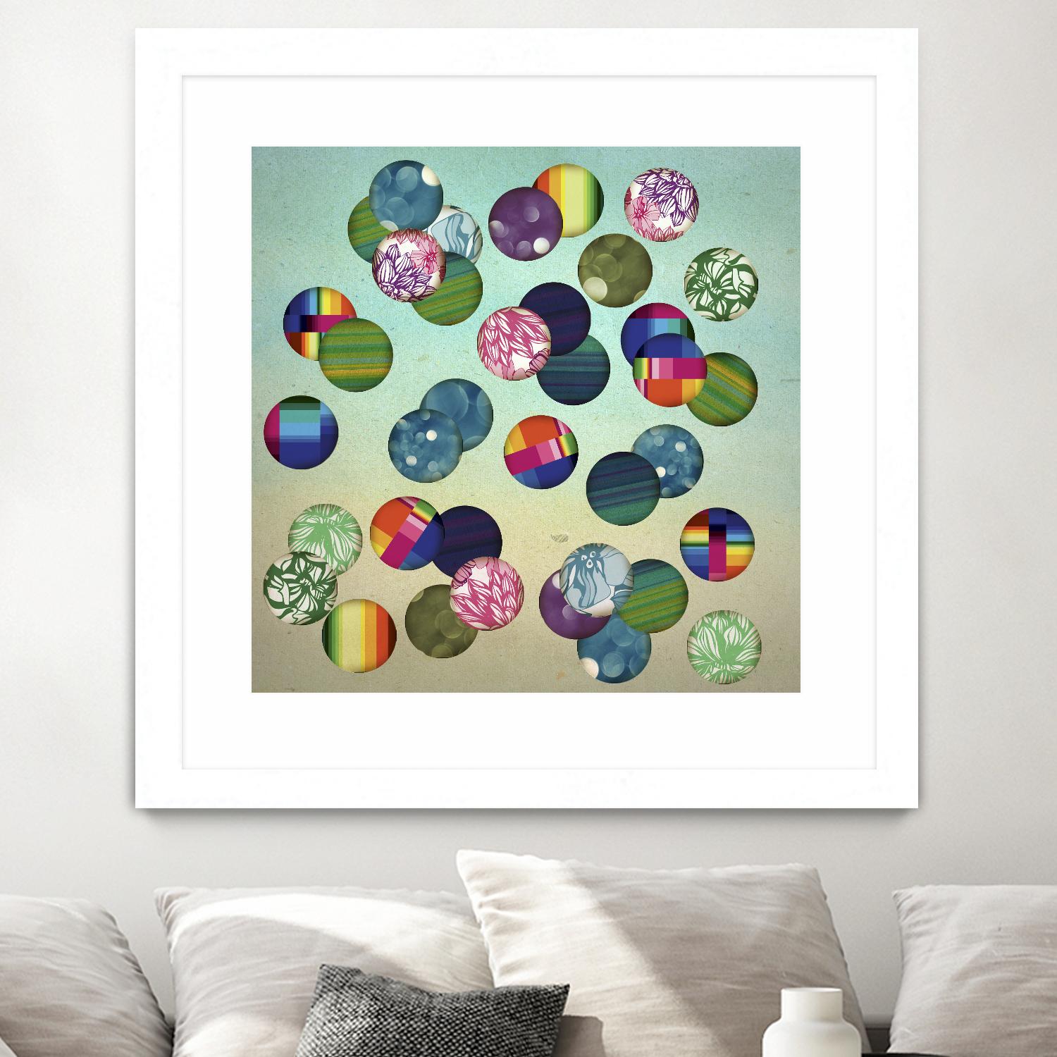 Play by Theo Pechorin on GIANT ART - green abstract