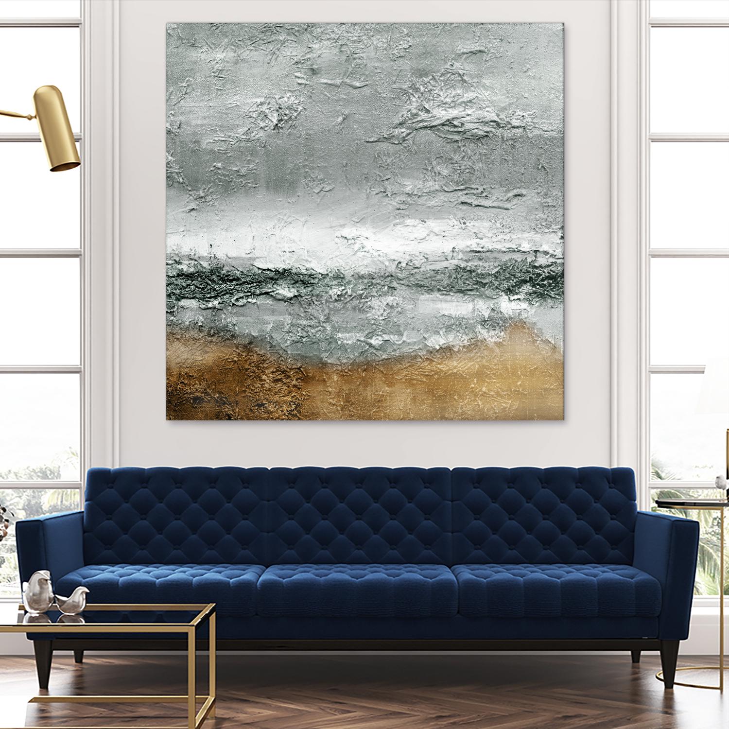 Sunset by Wendy Kroeker on GIANT ART - grey abstract