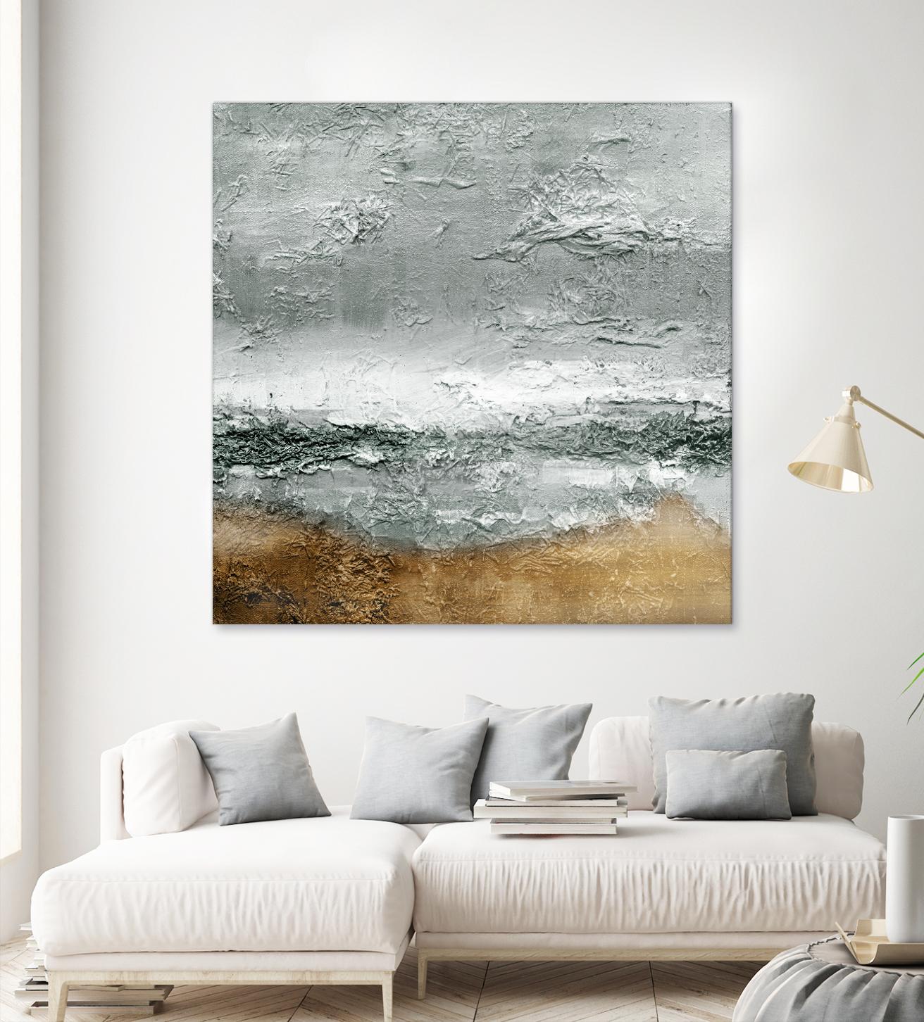 Sunset by Wendy Kroeker on GIANT ART - grey abstract