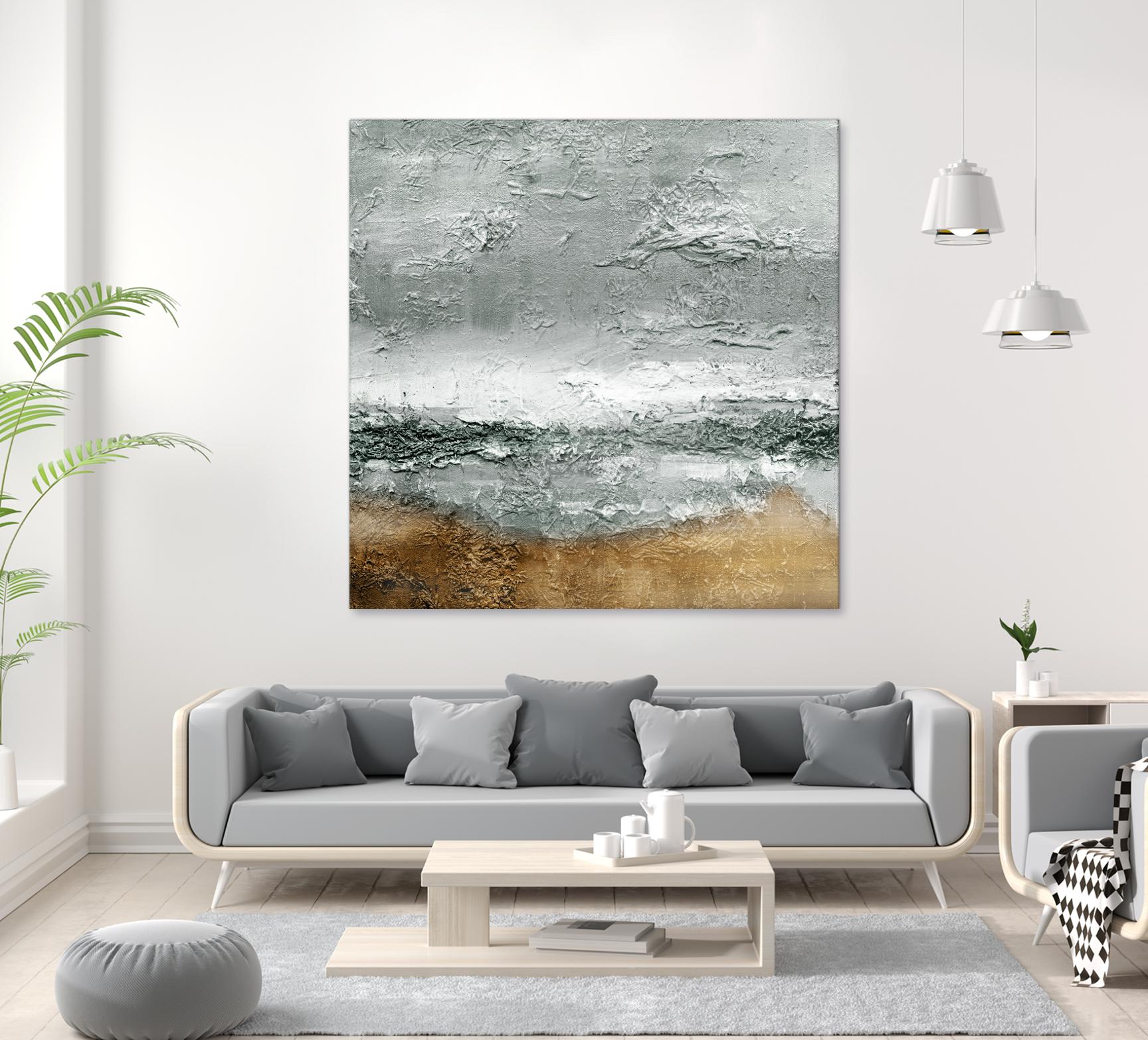 Sunset by Wendy Kroeker on GIANT ART - grey abstract
