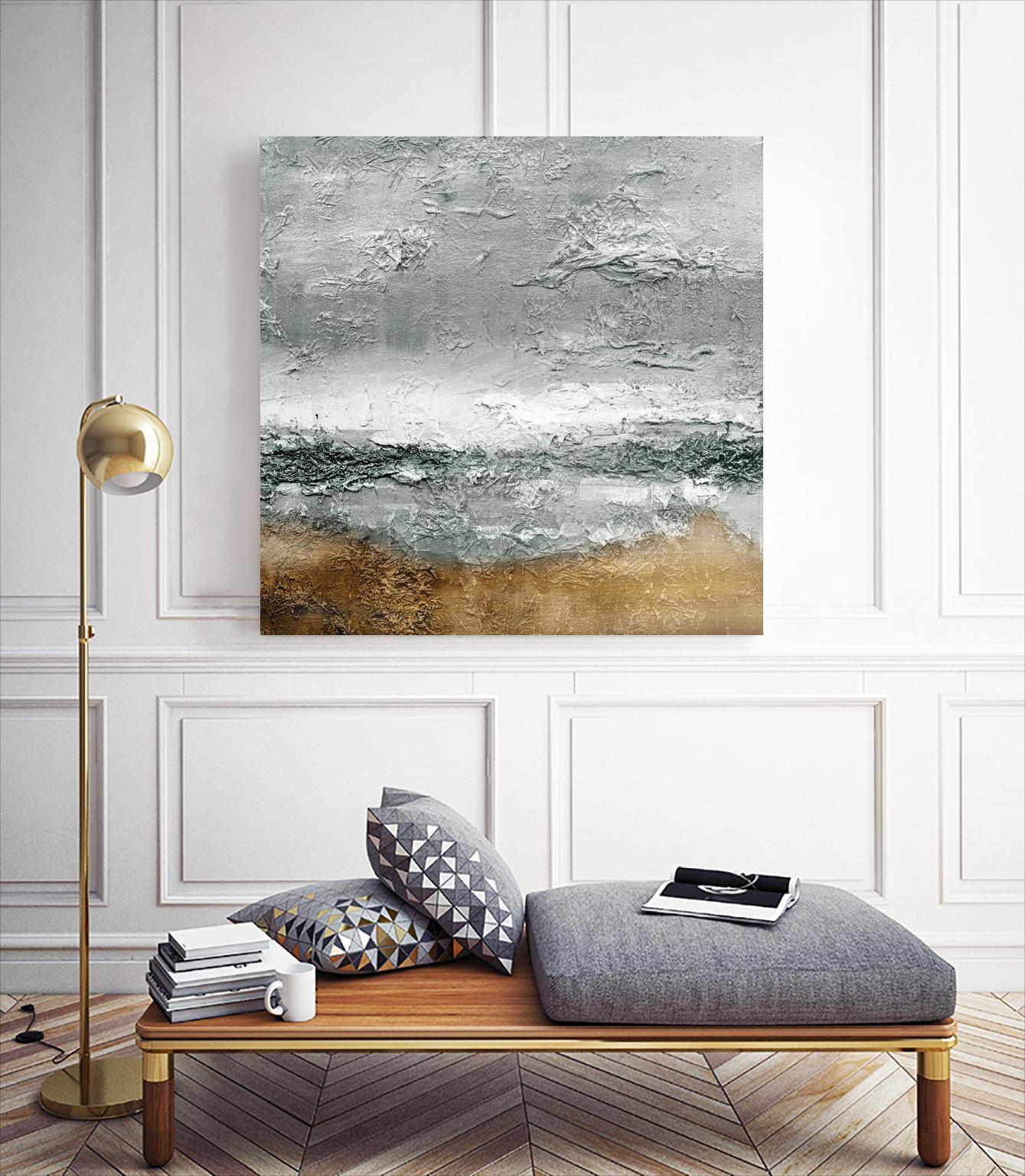 Sunset by Wendy Kroeker on GIANT ART - grey abstract